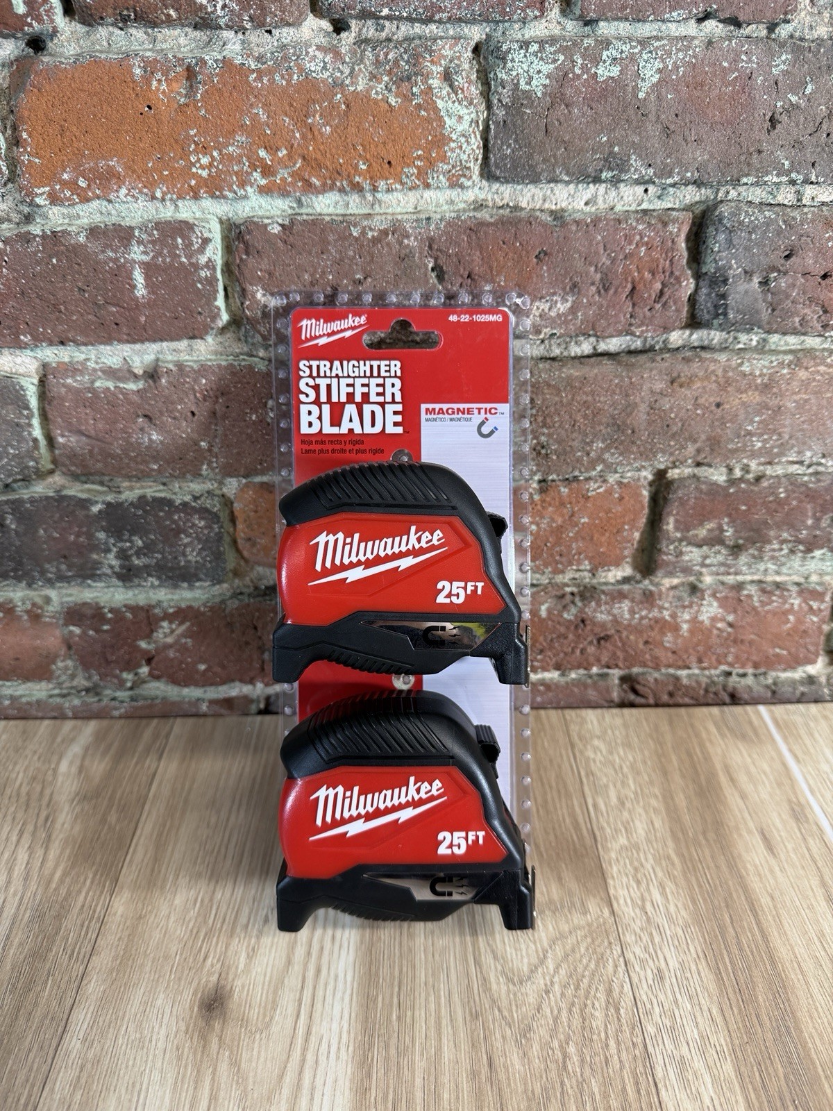 Milwaukee 25' Ft Heavy Duty Magnetic Tape Measure 48-22-1025MG 2 Pack NEW!