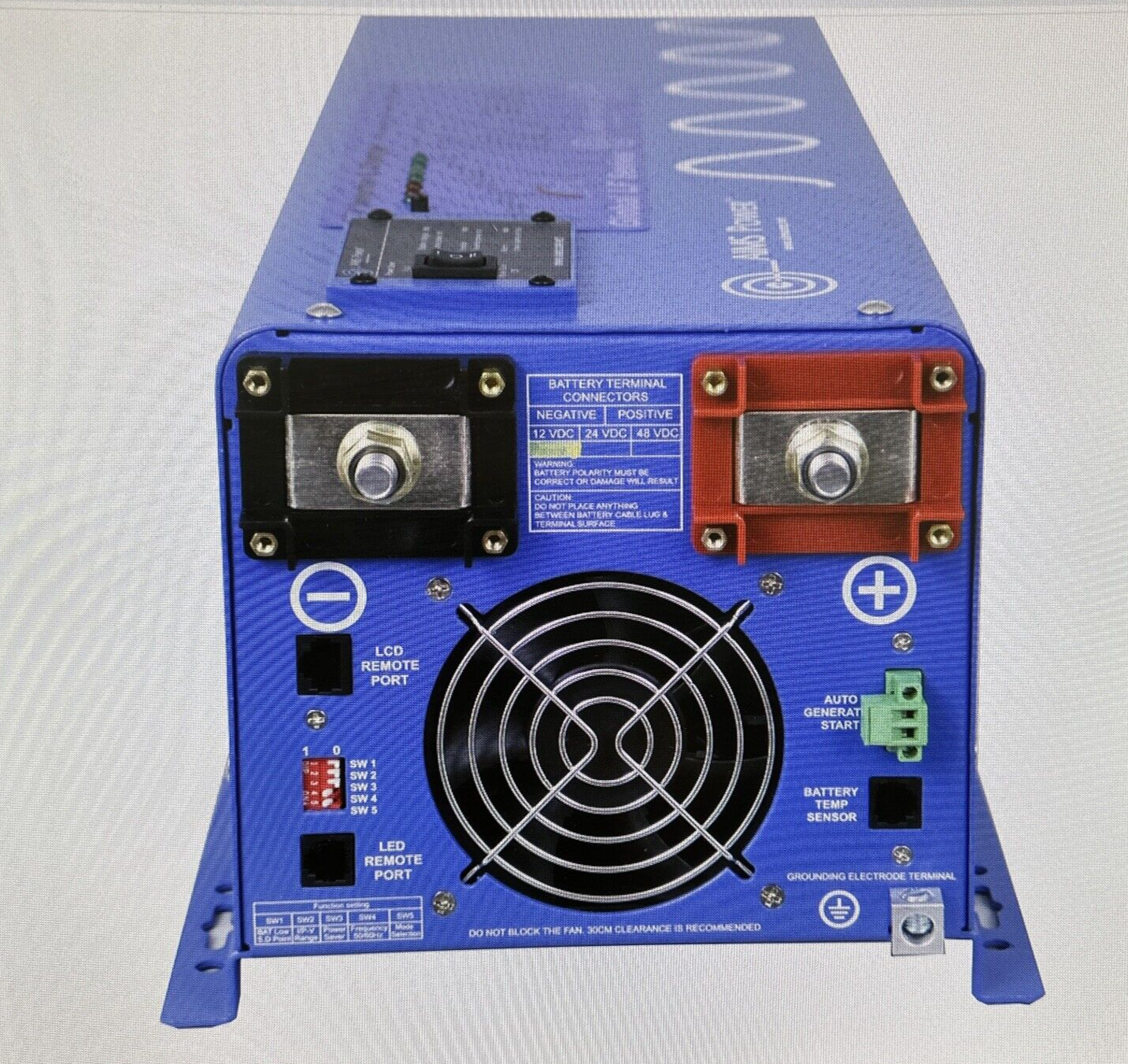 AIMS 6000 Watt Pure Sine Power Inverter Charger 48Vdc to 120Vac