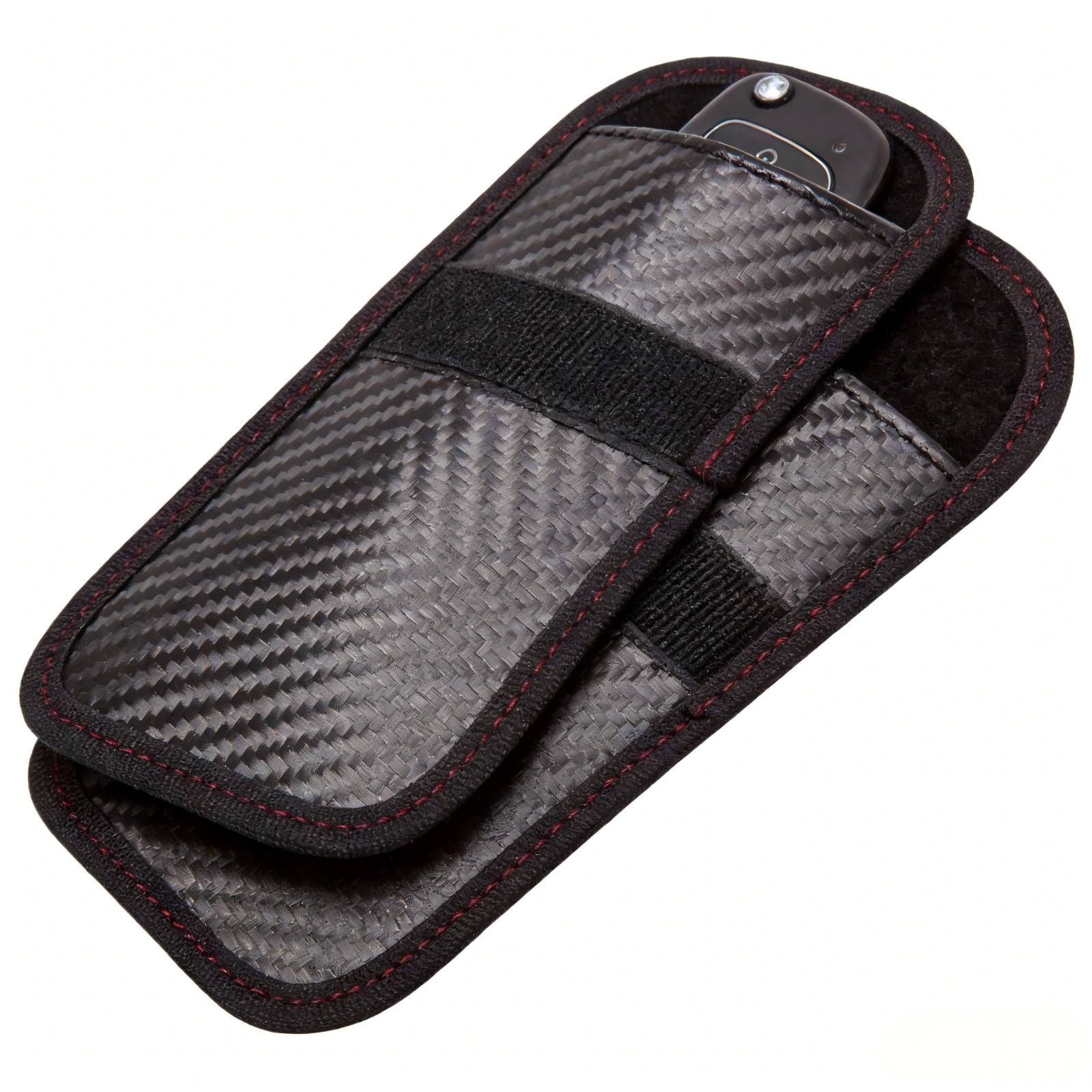 2PCS Key Fob Faraday Bag Car RFID Signal Blocker Anti-Theft Protector Pouch