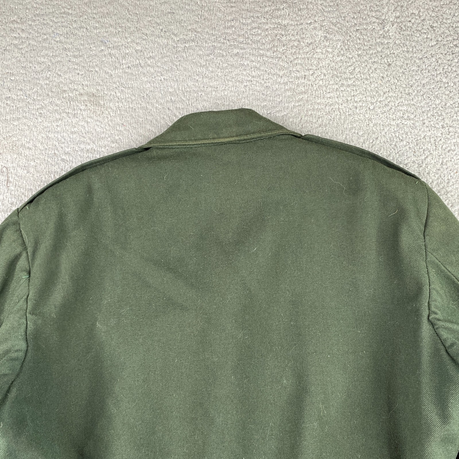 Vintage US Army Ike Jacket Mens 40R Green Wool Military Korean War 1950