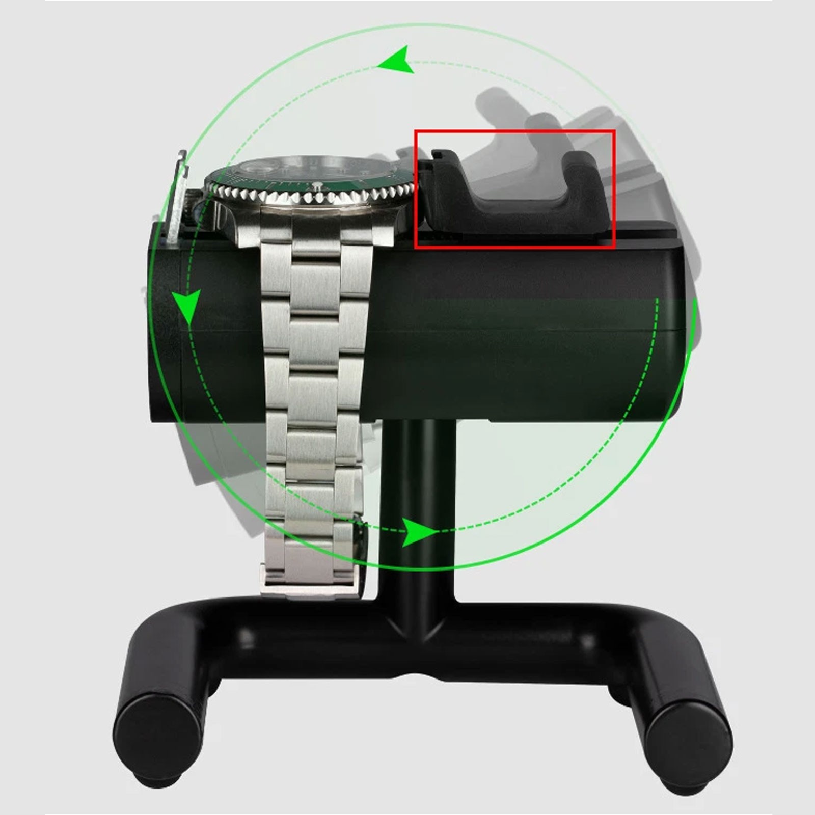 Weishi No.1900 Timegrapher Mechanical Watch Timing Machine Multifunction Black