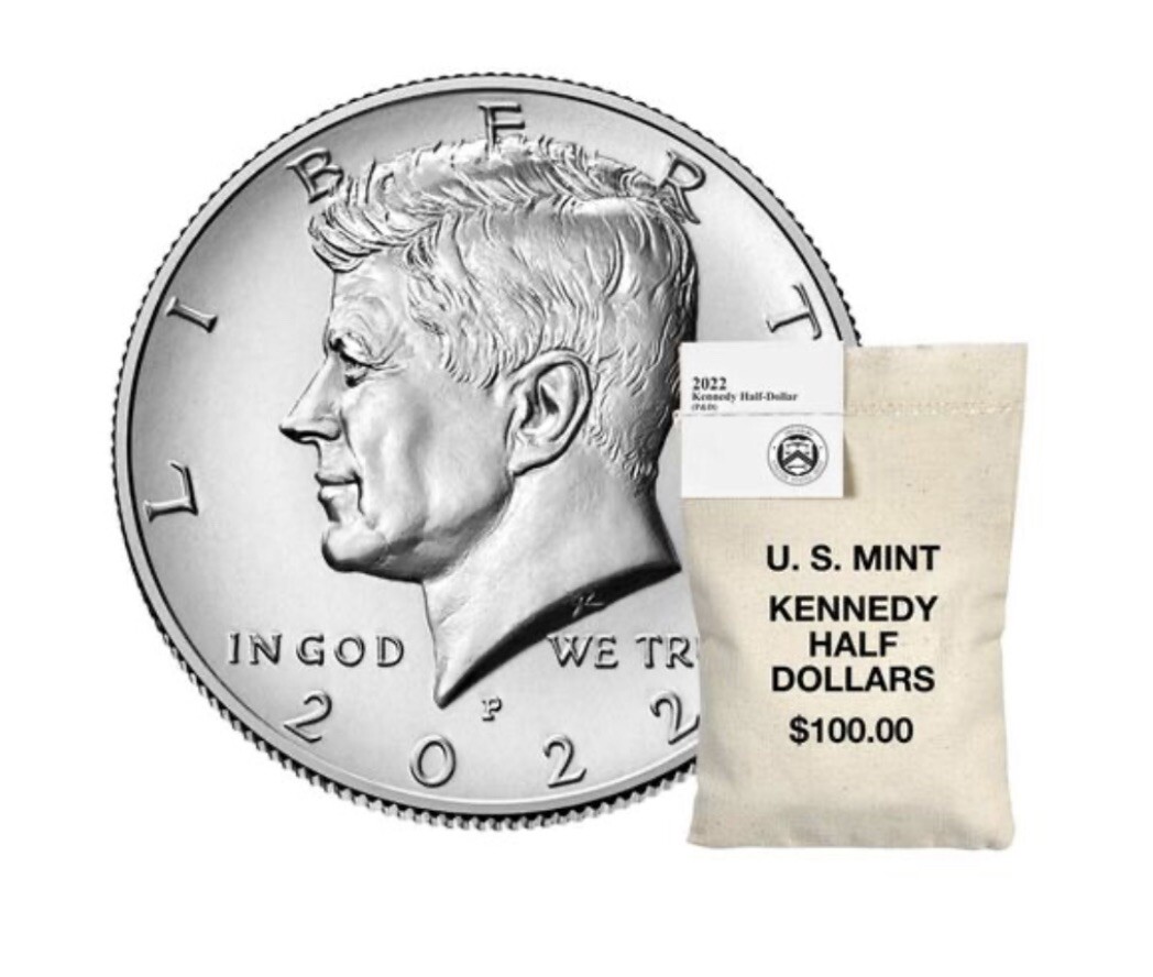 Set Of 2 Coins 2022 P&D 50 Cents Kennedy Half Dollar Uncirculated ( #C356)