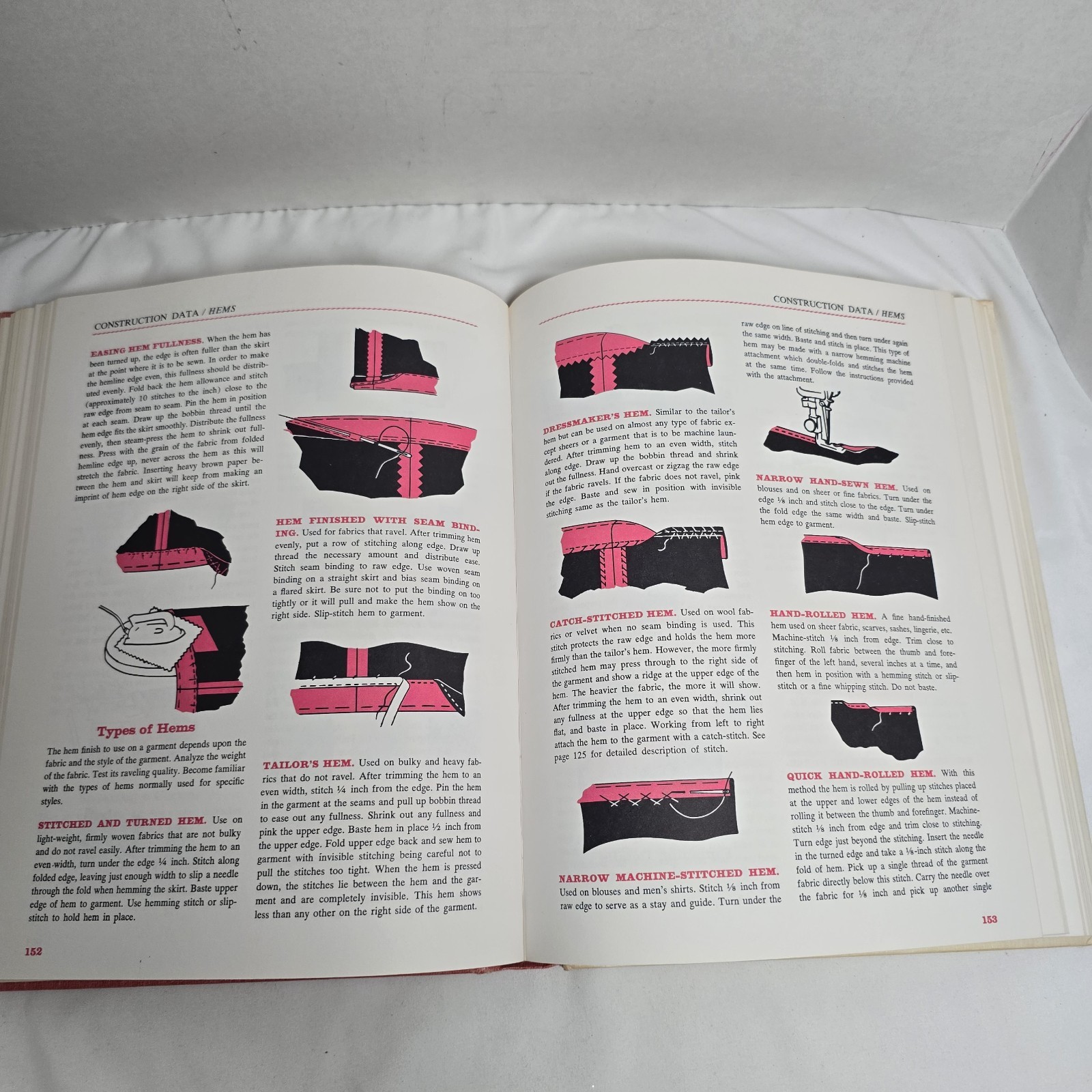 McCall's Sewing Book Random House Vintage Book 1968 5th Print VTG Illus DIY HCDJ