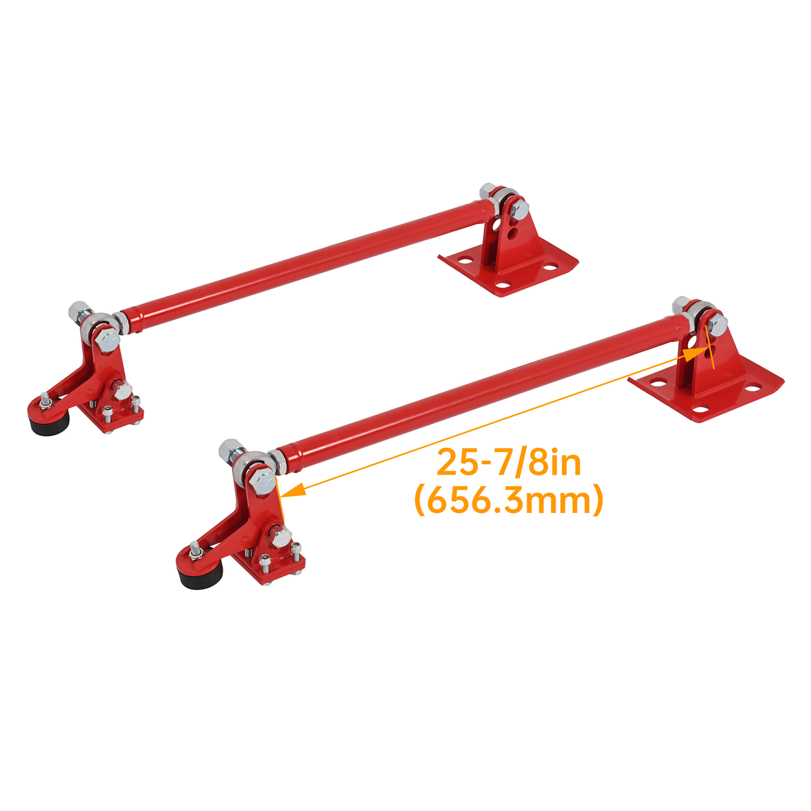 Traction Tie Bars For Chevrolet Silverado GMC Sierra 1999-2018 Red 2WD 4WD
