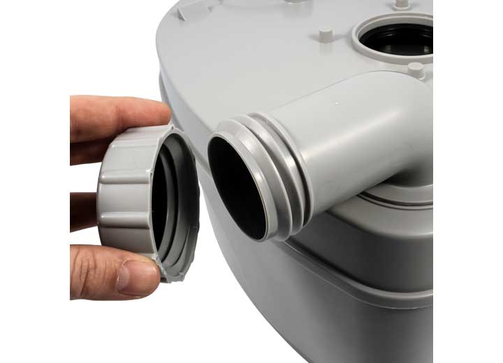 Camco 41545 Premium Portable Travel Toilet - 5.3 Gallon Capacity