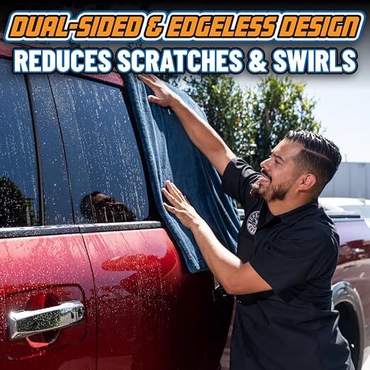 Chemical Guys - Megalodon Twisted Loop Microfiber Drying Towel (24” x 36”)