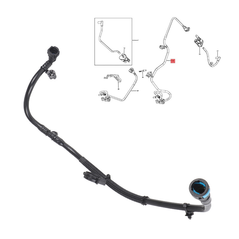 Purge Valve Pipe Hose 68250915AD for 2016-2019 Jeep Grand Cherokee Dodge Durango