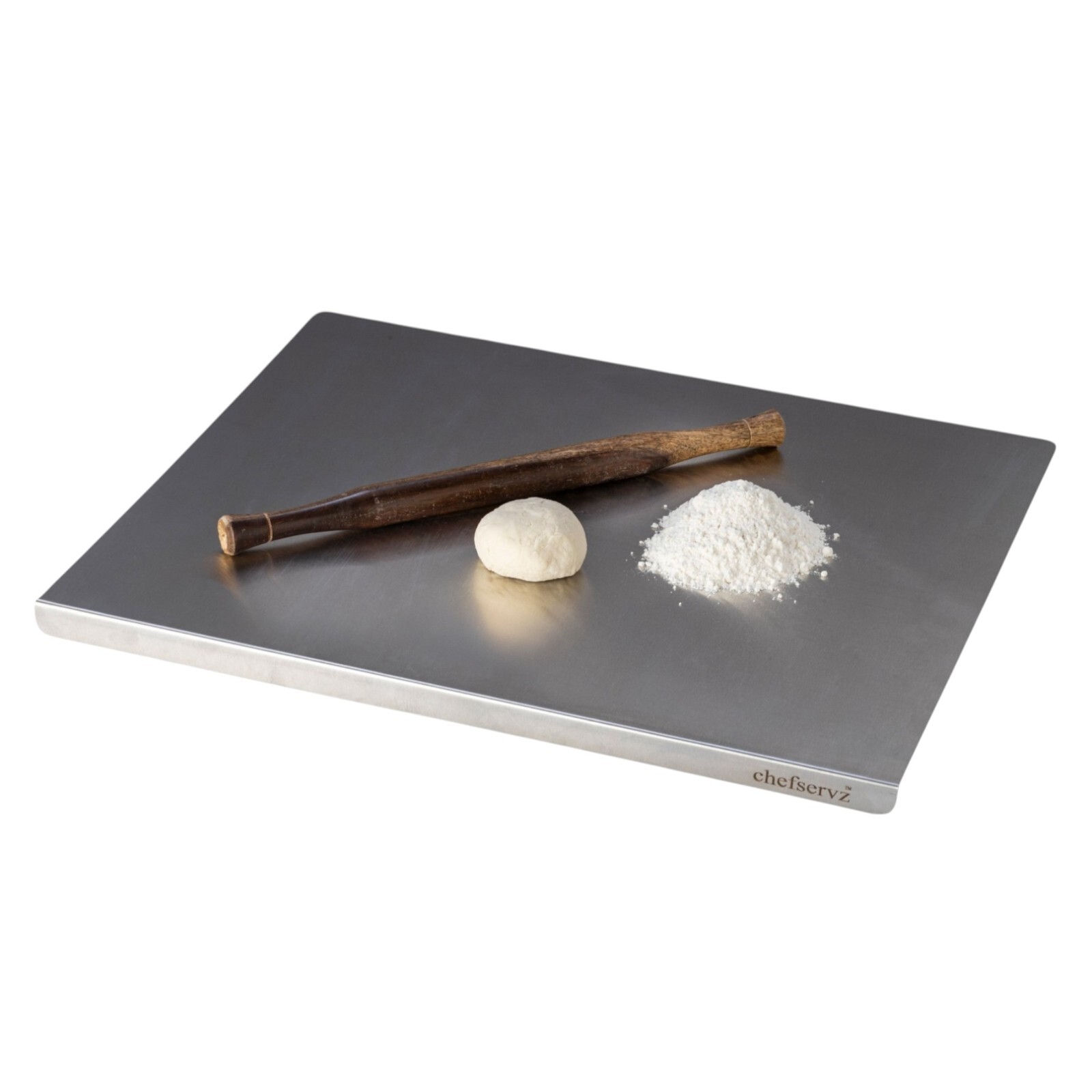 Chefservz Stainless Steel Cutting Board for Multi-Purpose Use 19.7 L x 15.8" W