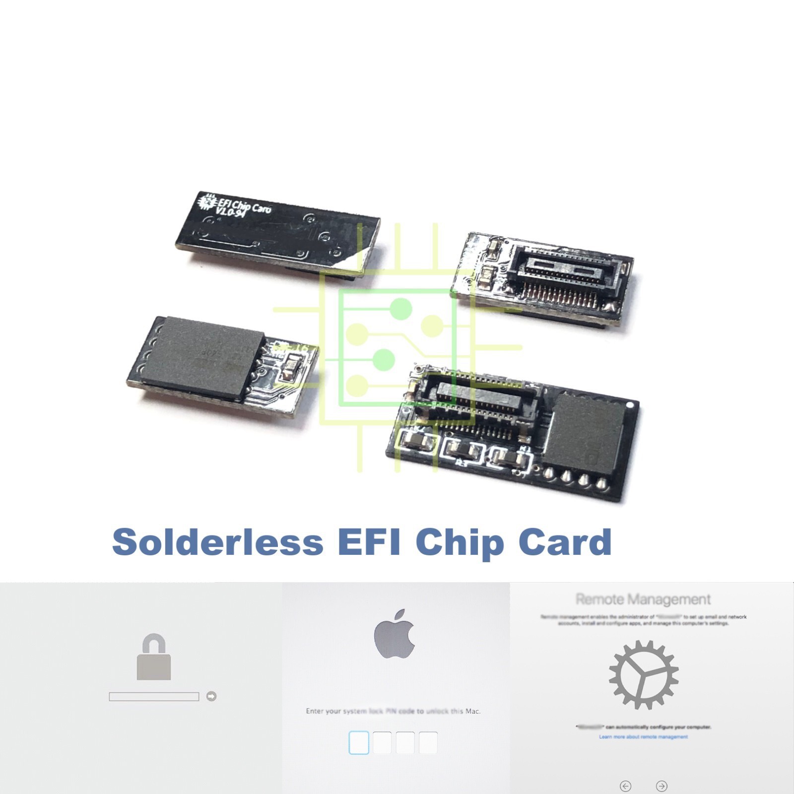 Solderless EFI Chip Card Unlock Bios Firmware for MacBook Pro MacBook Air MacPro