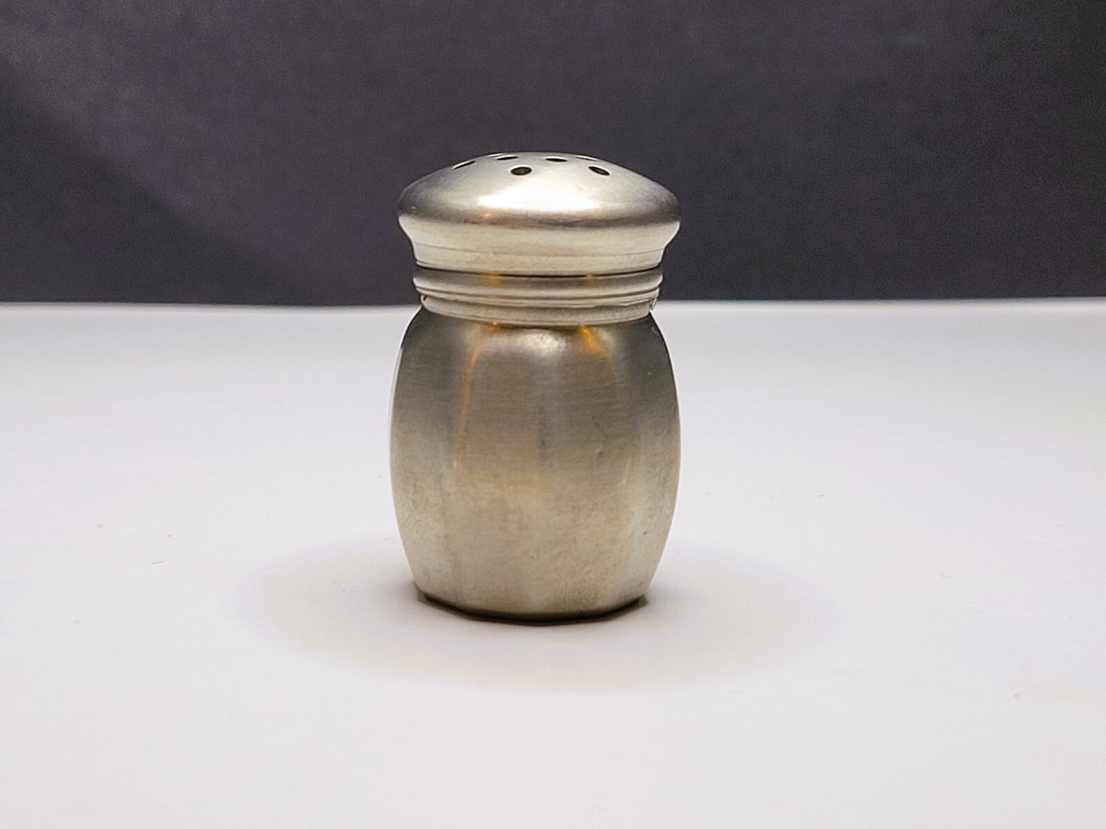 VINTAGE EMPIRE 730 SILVER PEWTER SALT & PEPPER SHAKER SET MADE IN U.S.A. BNIB!