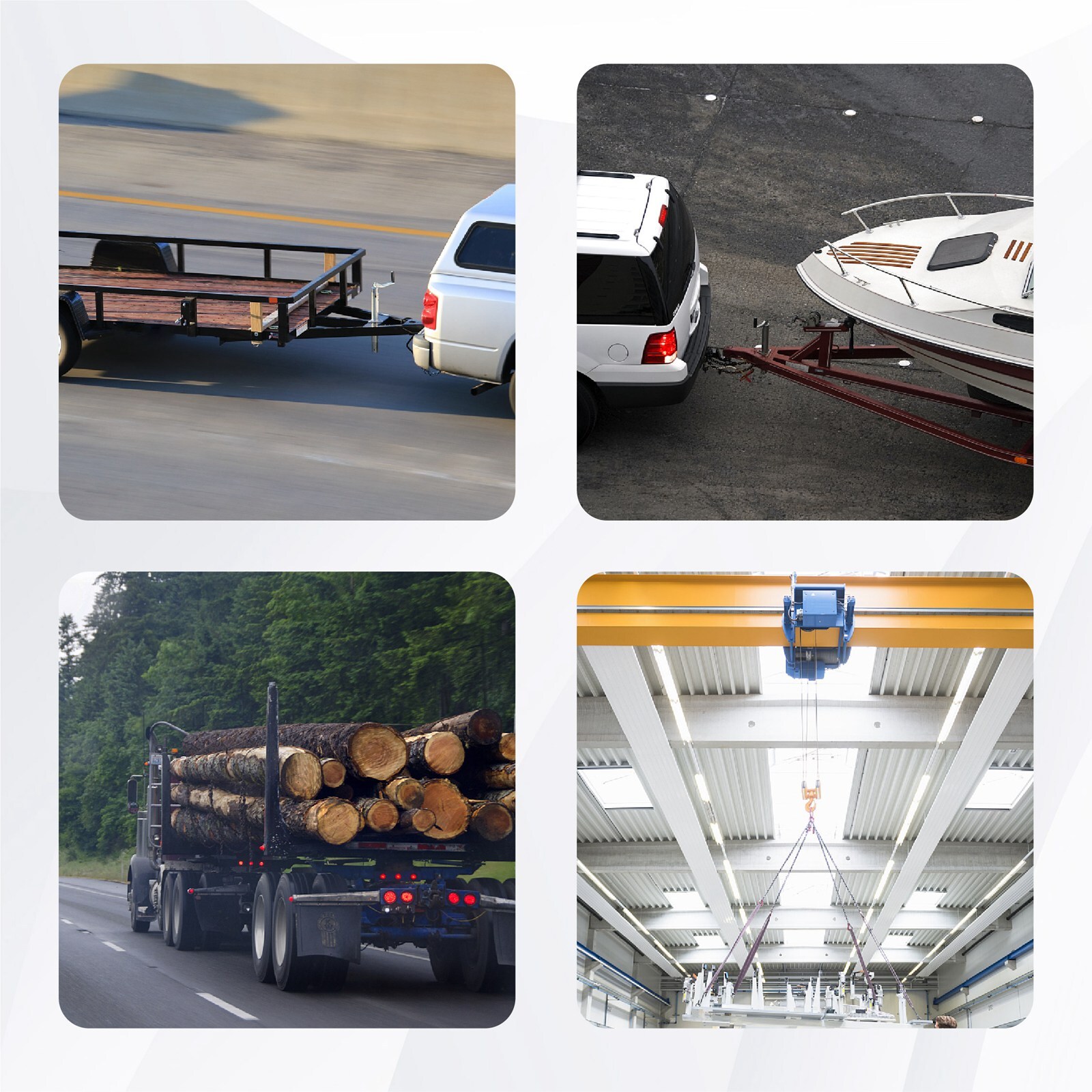 10 Pack G70 3/8" Clevis Grab Hooks Tow Chain Hook Flatbed Truck Trailer Tie Down