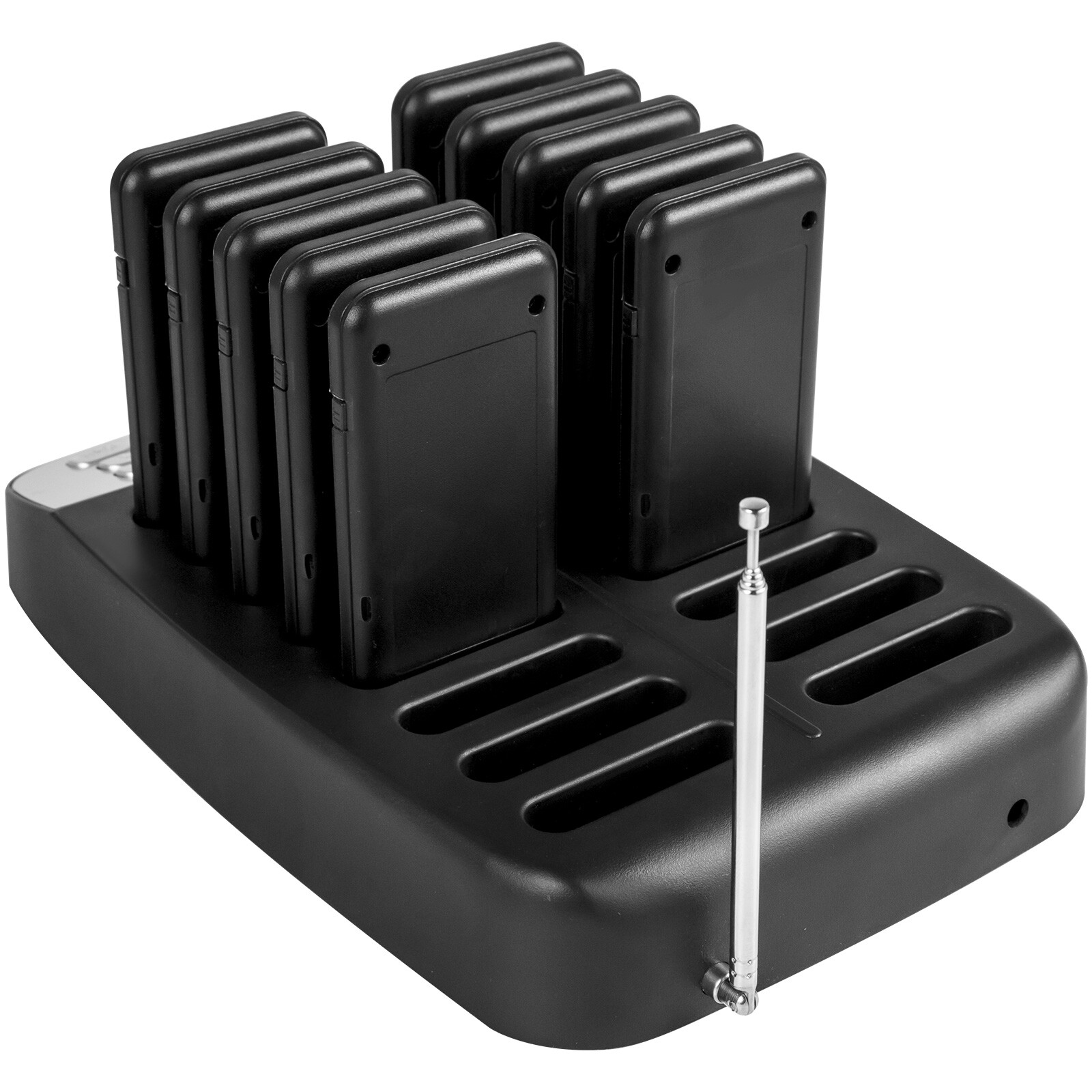 VEVOR Restaurant Wireless Guest Paging System 16 Beepers Queuing Calling Pagers
