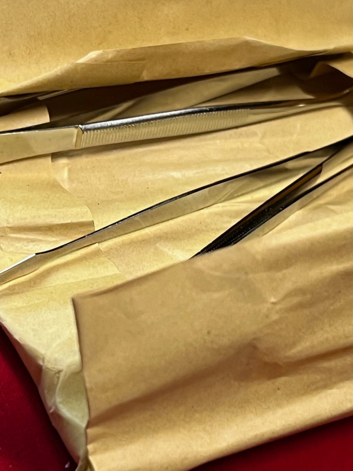 3 Prinz German Stamp Tongs 5.5/8" Long New Quality Professional Safety Spade Tip