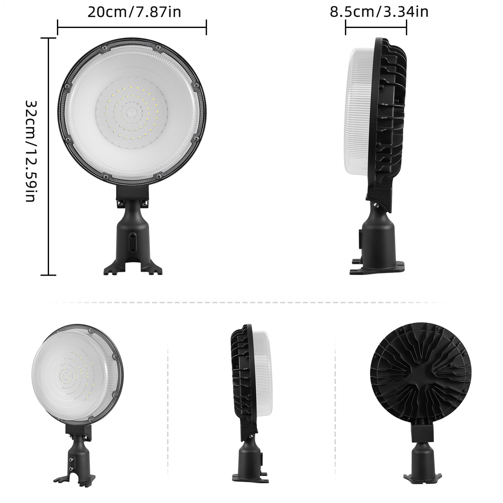 300W LED Barn Light Dusk to Dawn Lamp Outdoor Yard Street Flood Light waterproof