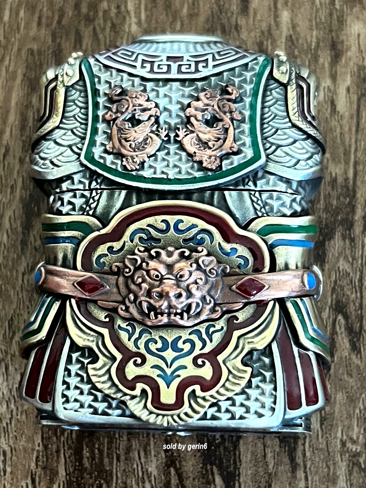 Zippo Collectable Samurai Warrior Limited Edition Table Lighter Set, New In Box