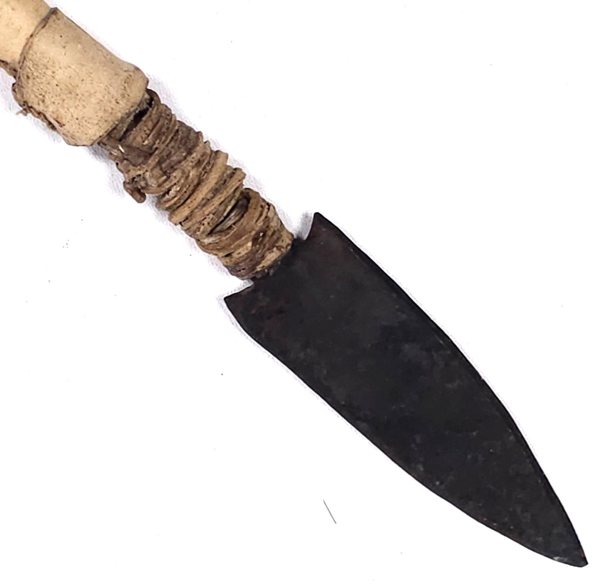 Vintage Native American Ceremonial Beaded Lance Spear 58" Indian Coup Staff