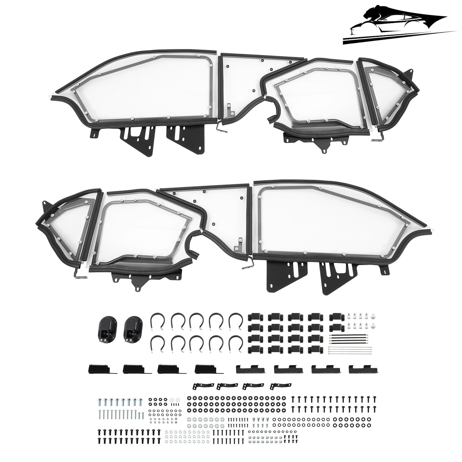 For Can-Am Maverick X3 Max X DS Turbo 2017+ Hard Upper Doors Cab Enclosure