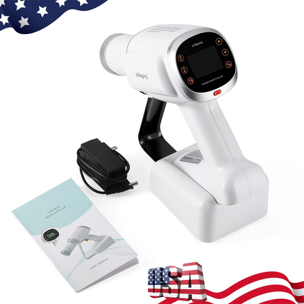 Portable Dental Mobile Digital X Ray Machine High Frequency+Scatter Shield Ring