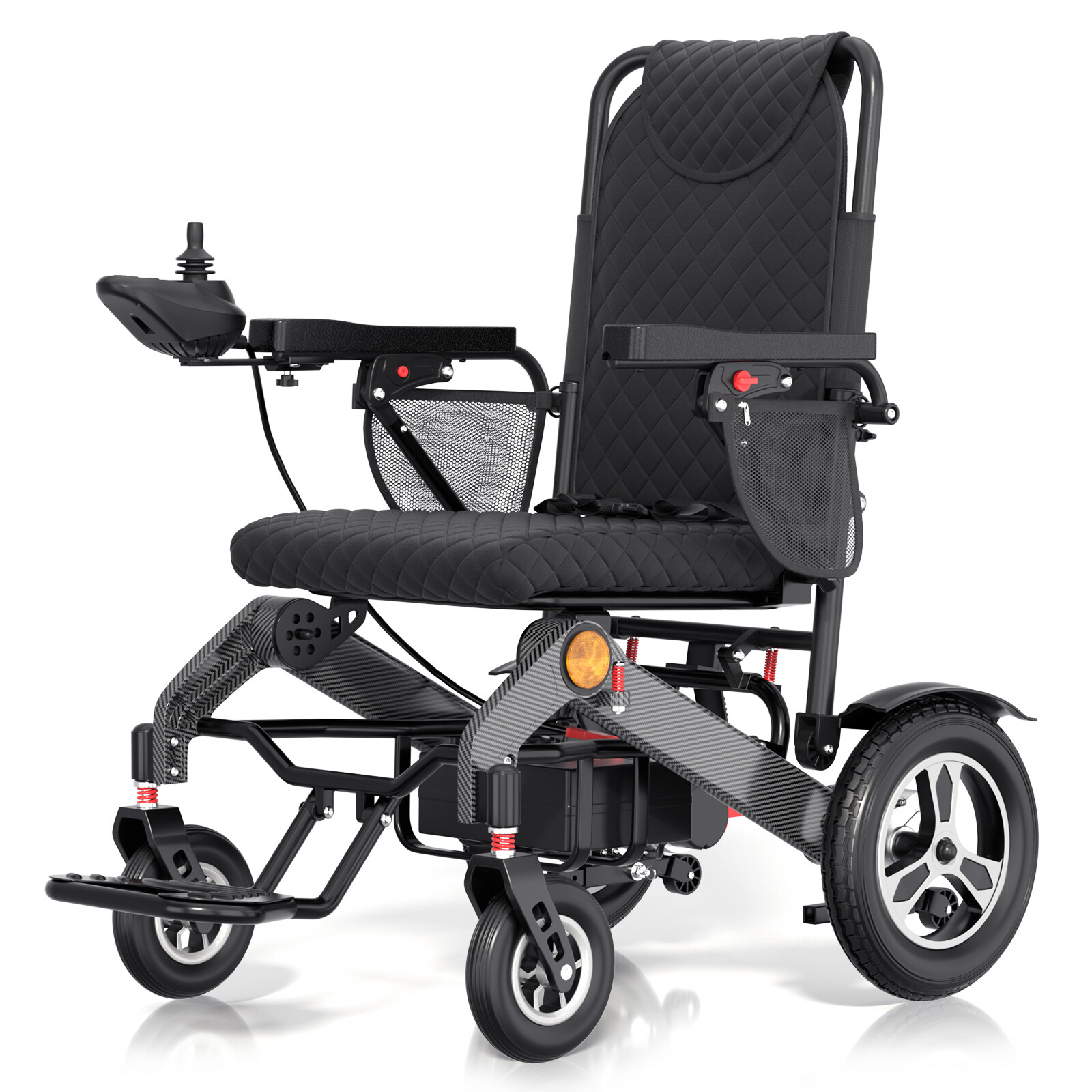 Electric Wheelchair Intelligent Foldable Motorized Powerchair All Terrain New