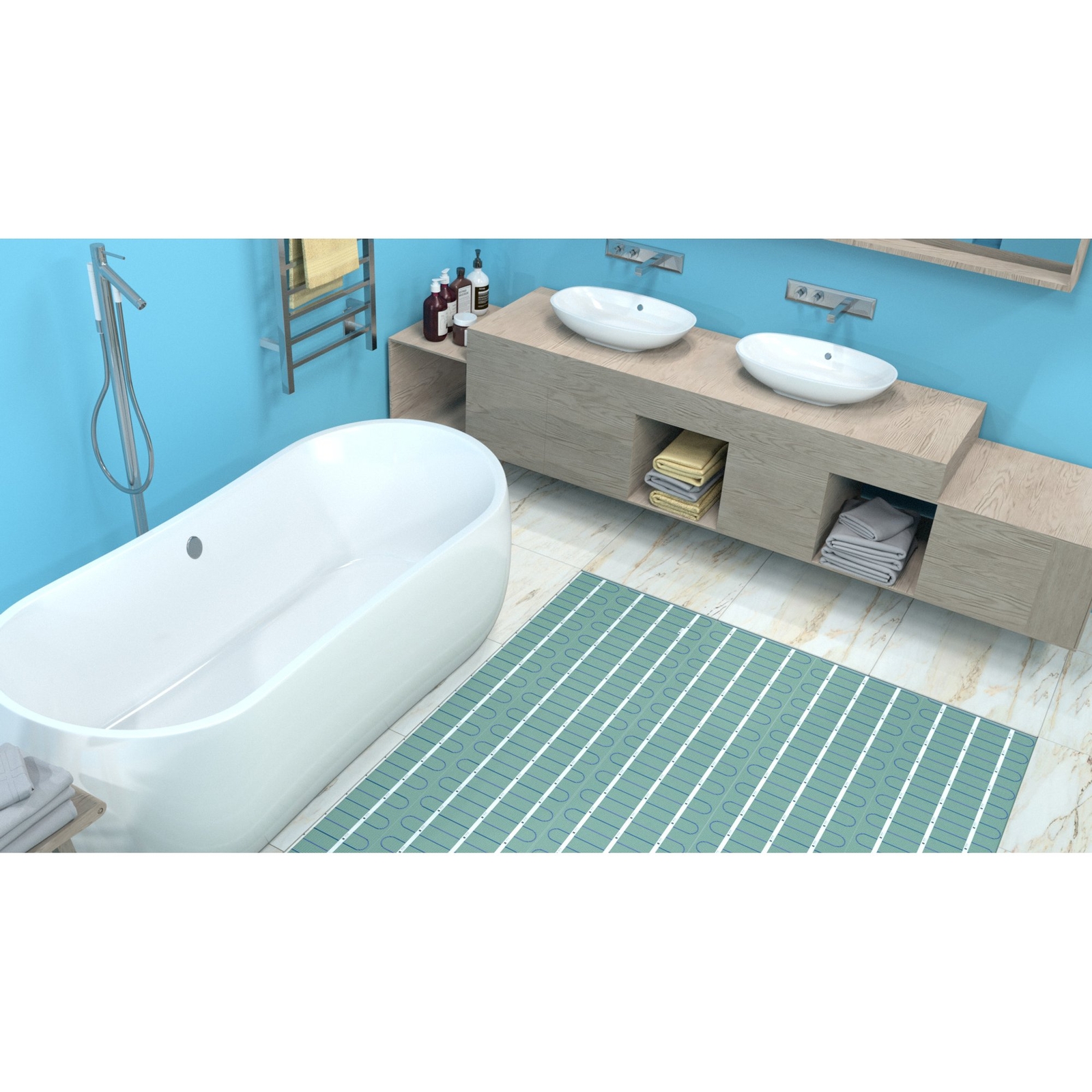 TempZone Flex Roll 120V 1.5′ x 66′, 99 sq.ft., 12.4A - Refurbished TRT120-1.5x66