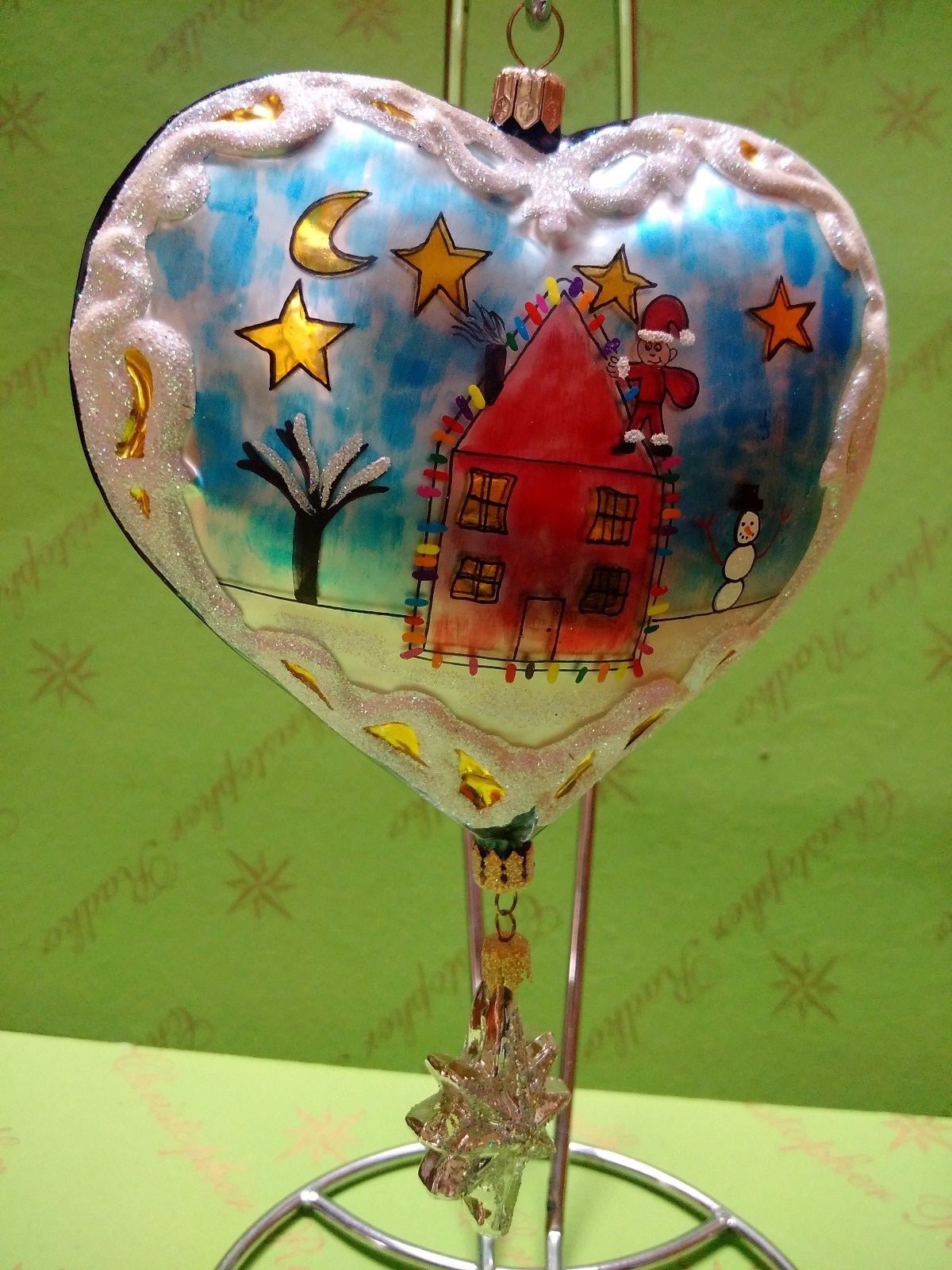 Valentine Christopher Radko Prototype Santa Coming to Town Ornament