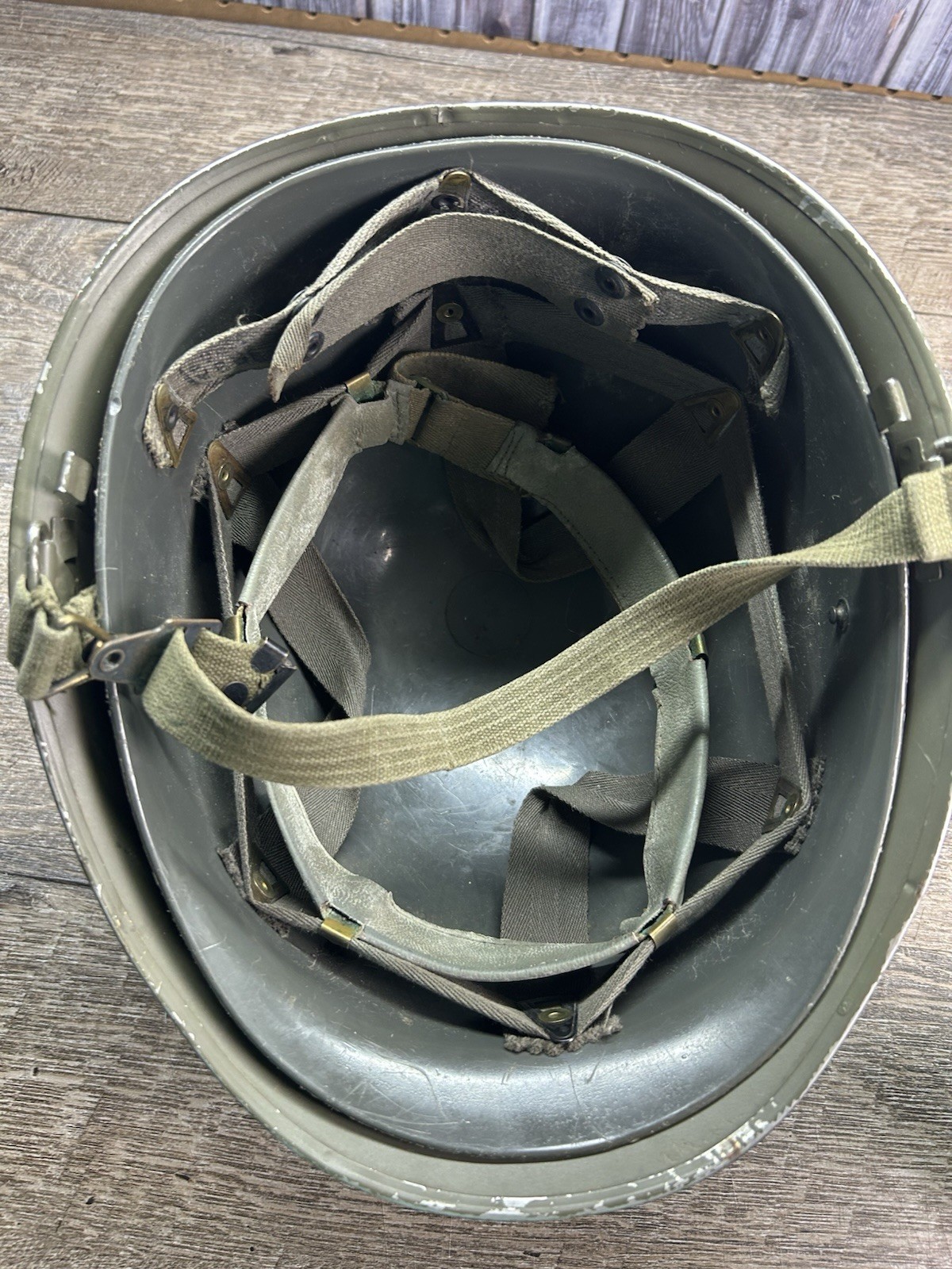 US Army Helmet With Liner 1960s Vietnam War Combat M1 Military Steel U-SCH 751