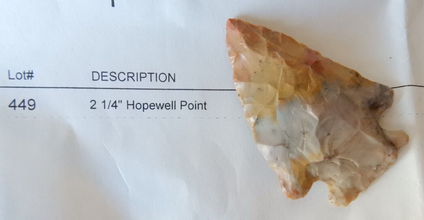 HOPEWELL POINT ARROWHEAD  2 ¼” Long