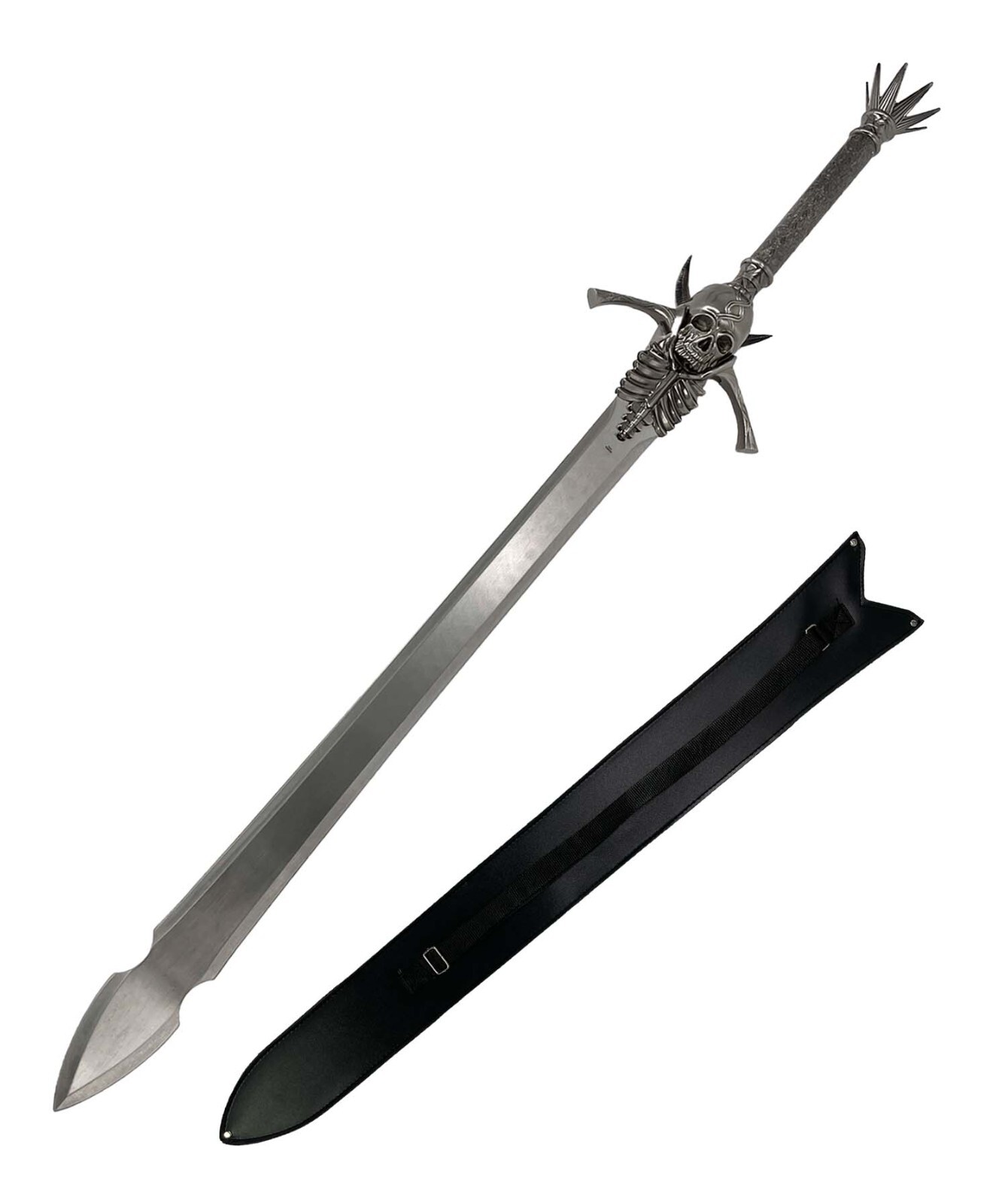 51" Full Metal Replica Dante's Rebellion Sword (Silver)