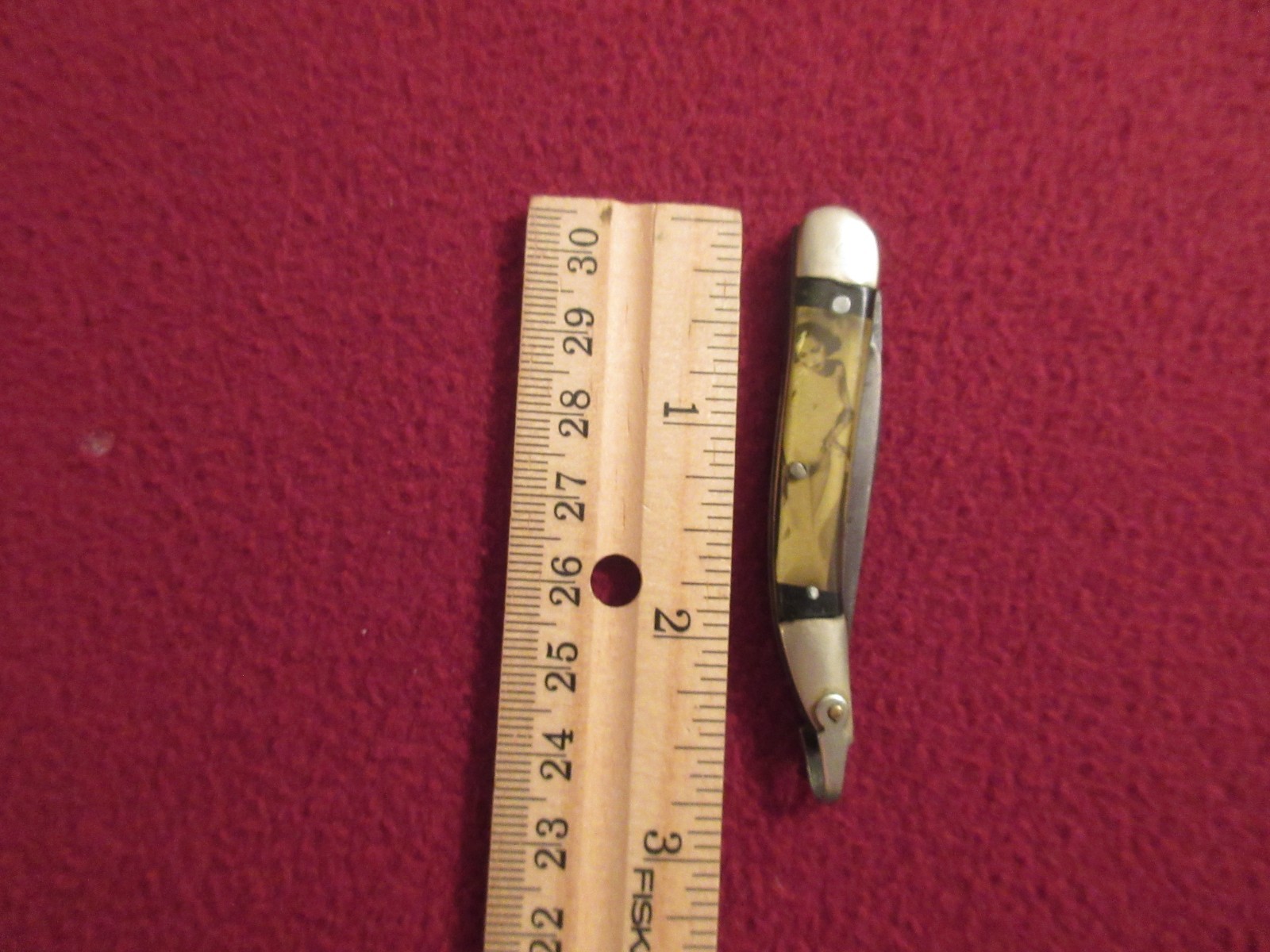 VTG 1930s-40s Colonial Prov RI USA Risque Nude Naughty Women Pin-up Pocket Knife