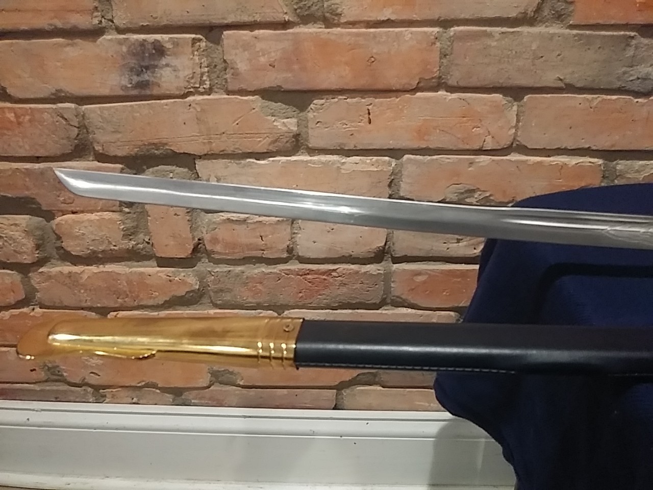 Civil War CSA Confederate Cavalry Officer's Sword Saber Etched Blade Replica