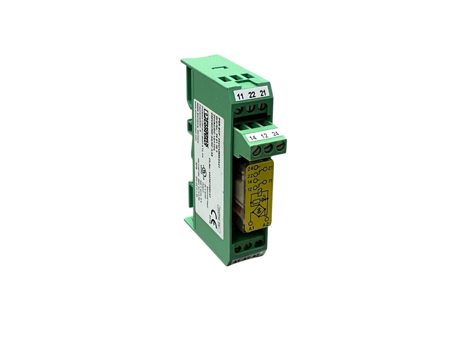 PHOENIX CONTACT PSR-SCF- 24UC/URM/2X21 SAFETY RELAY 24VAC/DC-15/+10%