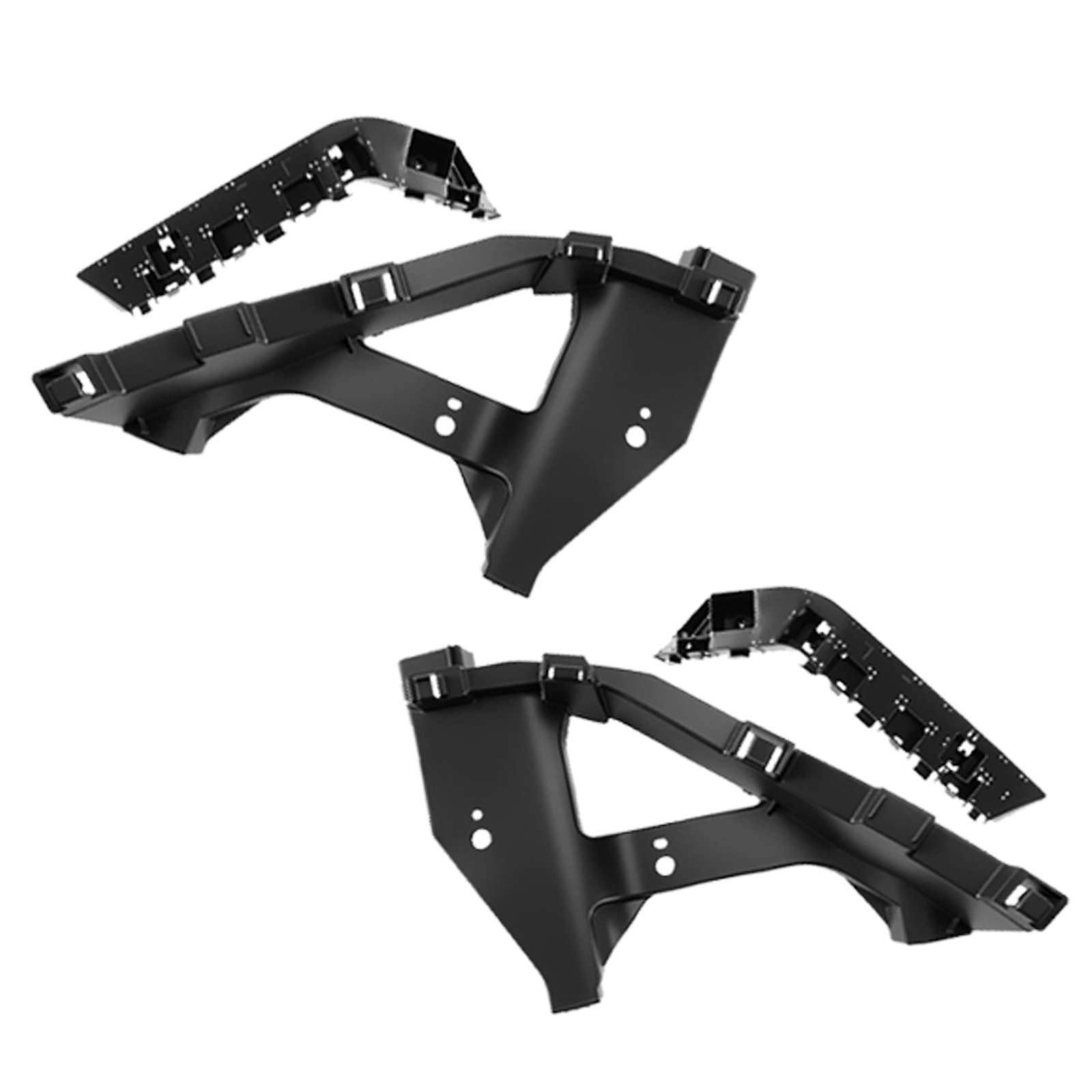 For 2019-21 CIVIC 16x Front Bumper Grill Fog lights Brackets Radiator Cover Kits