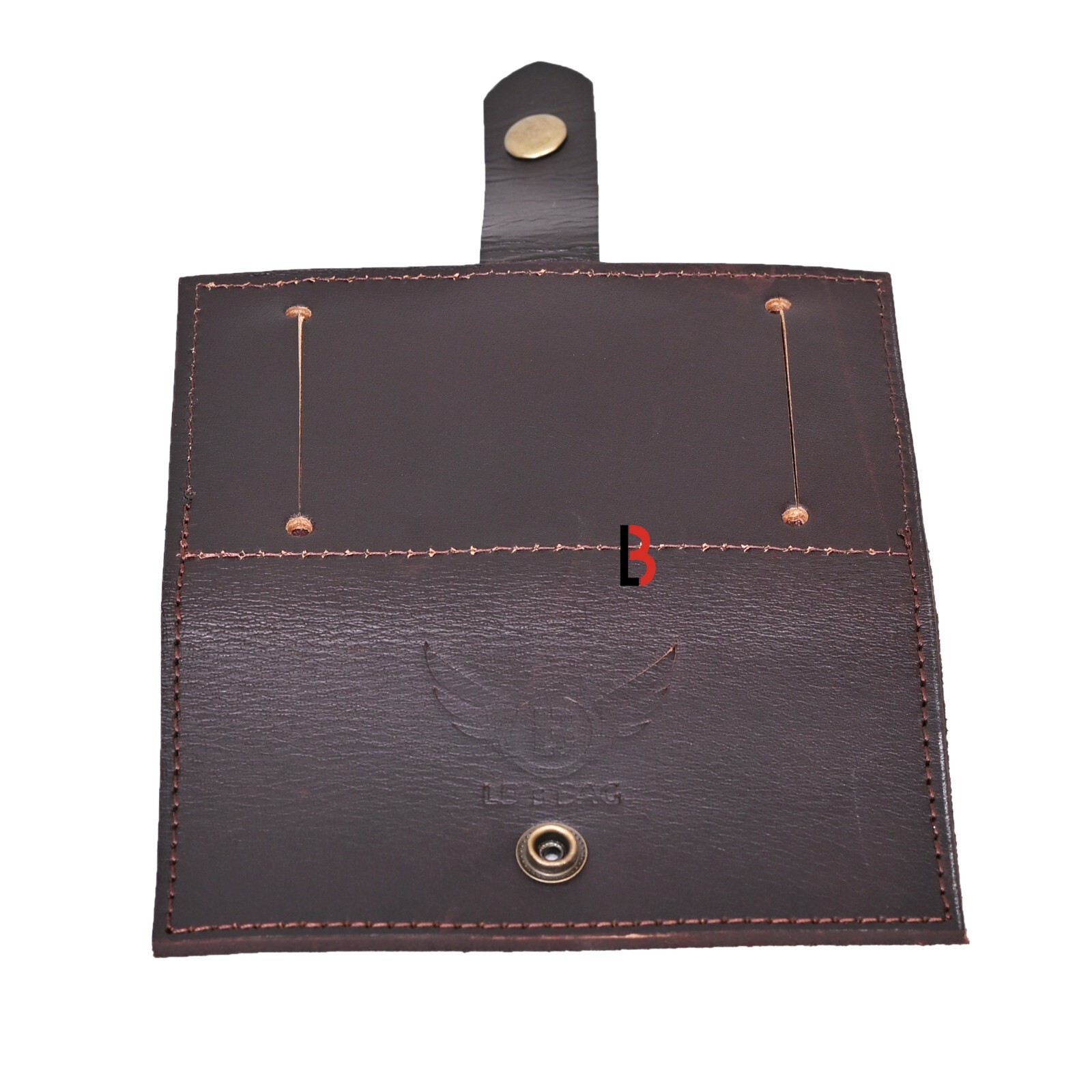 Cowhide Leather Rifle Cartridge Holder Ammo Wallet for 8 Shells 308