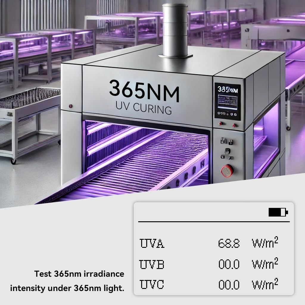 AH-UVCBA Light Meter,Test The UV Index of UVB | UVC,Irradiance Intensity of UVC