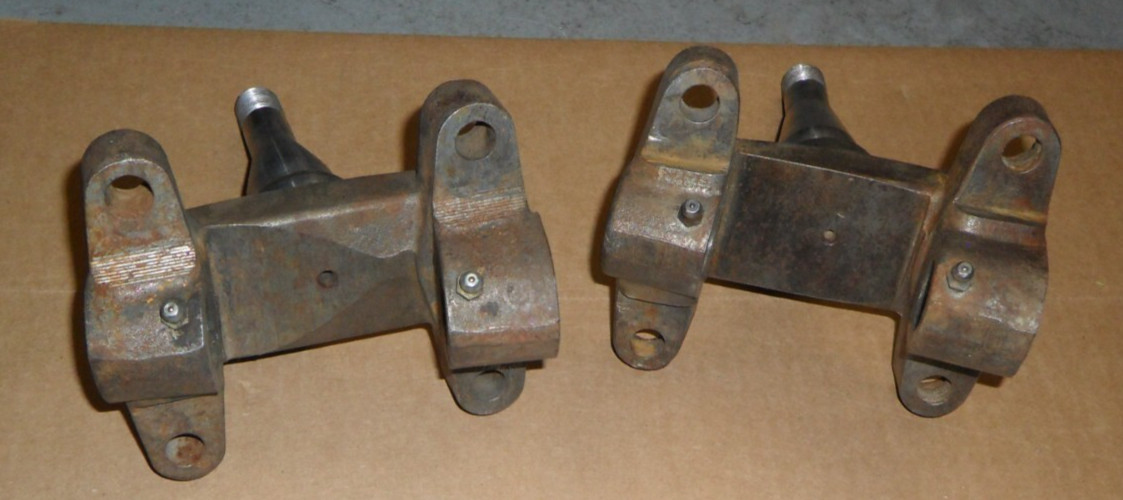 Forged Steel Sprint Car Stock Height Long Stepped Spindle USAC ASCS