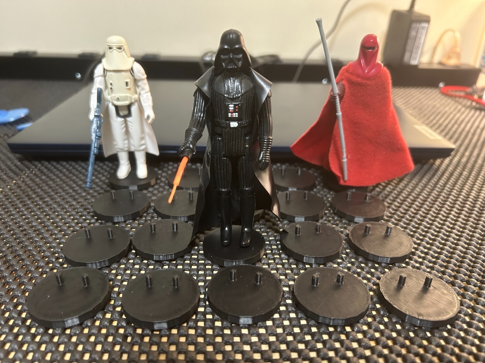 50 Original And RETRO Star Wars action figure stands FREE USPS SHIP!