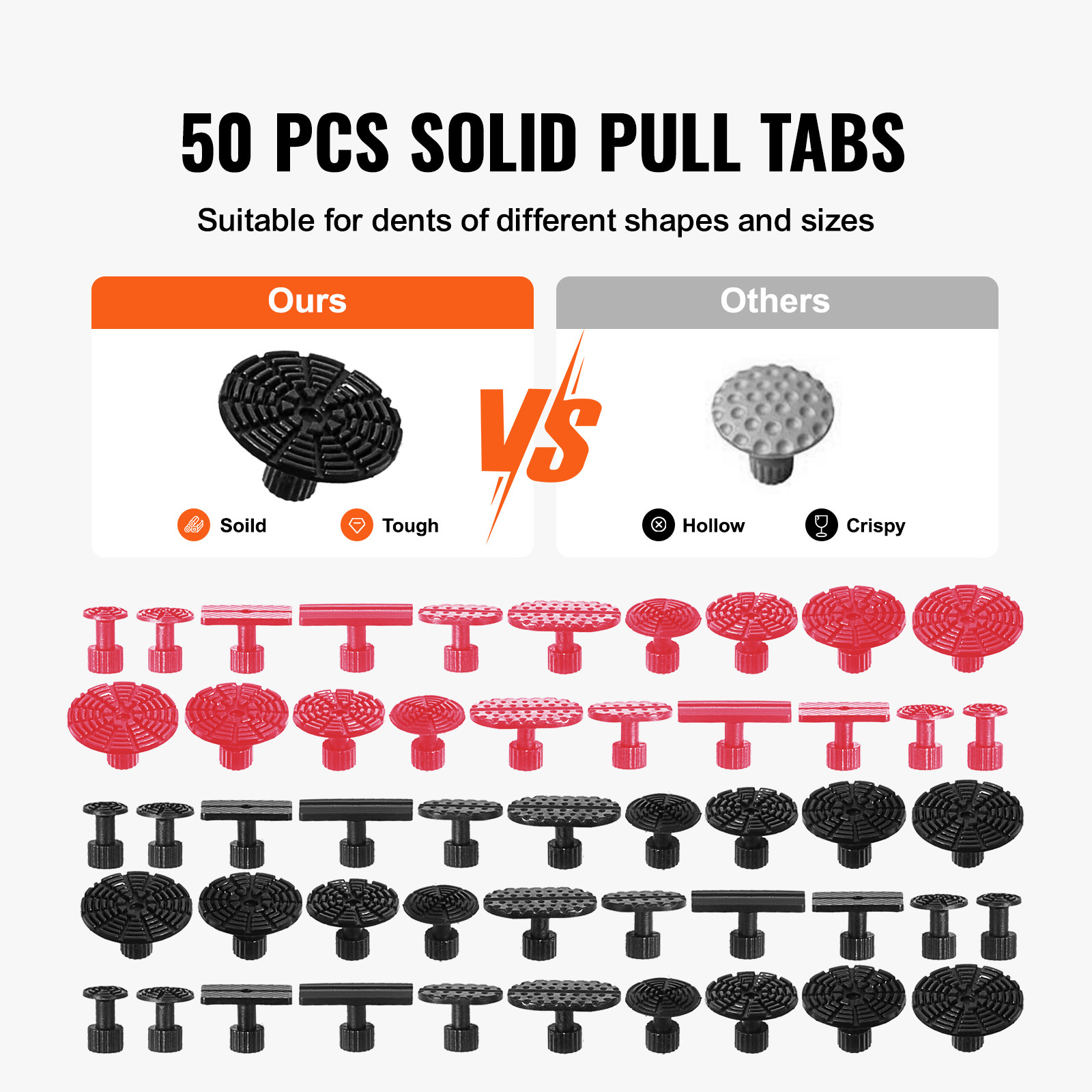 Car Body Dent Puller Bridge Lifter 107PC Paintless Hail Dent Remover Repair Kit