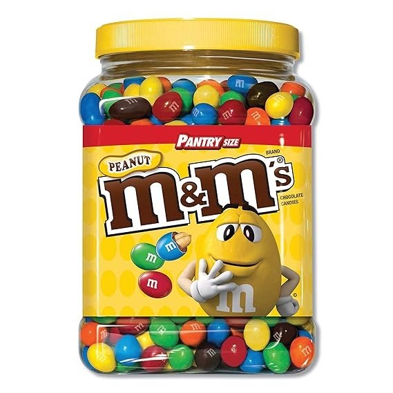 M&M'S Peanut Milk Chocolate Candy, 62 oz Free Shipping