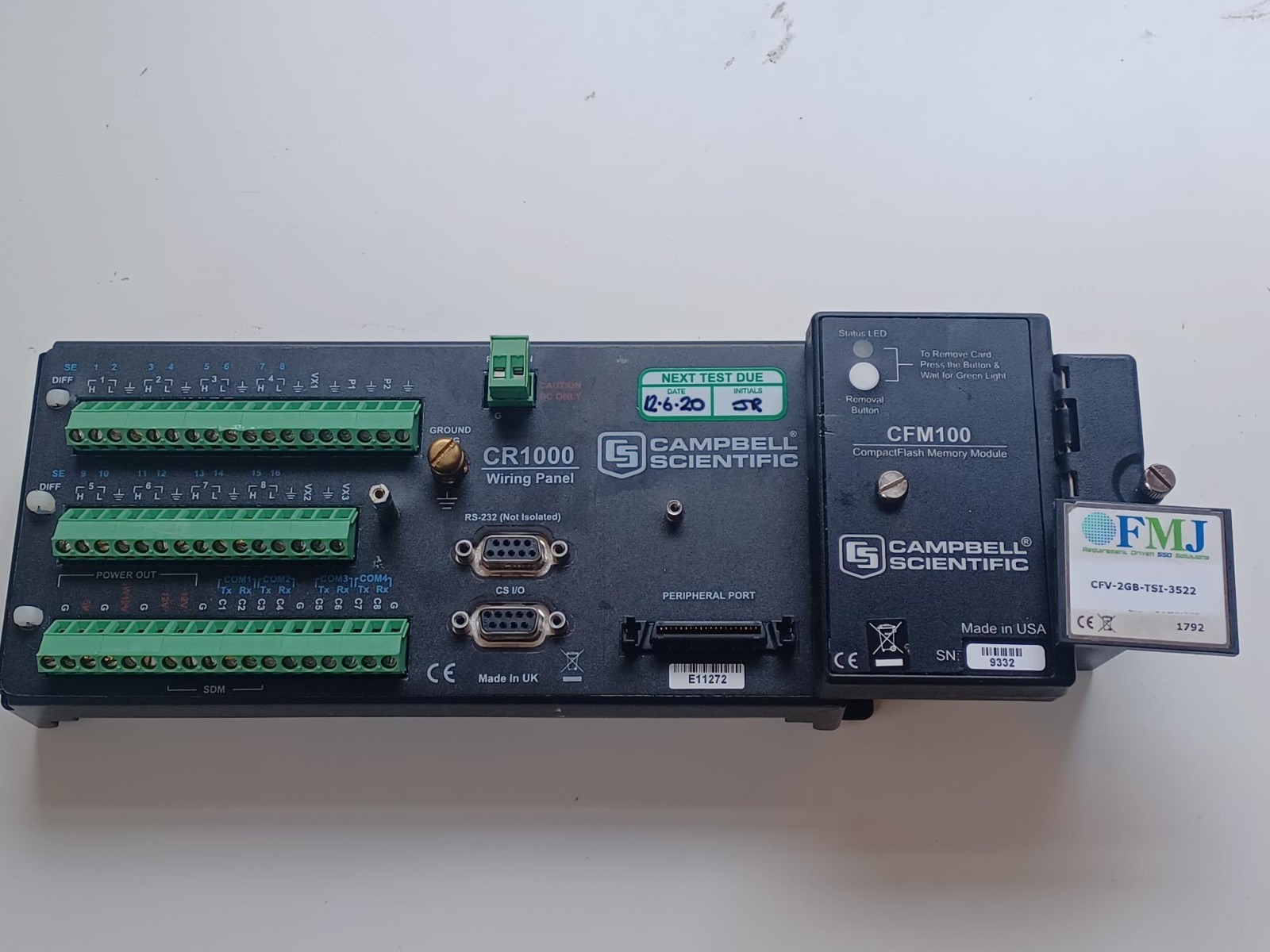 Campbell Scientific CR1000 Measurement & Control Data Logger - Used