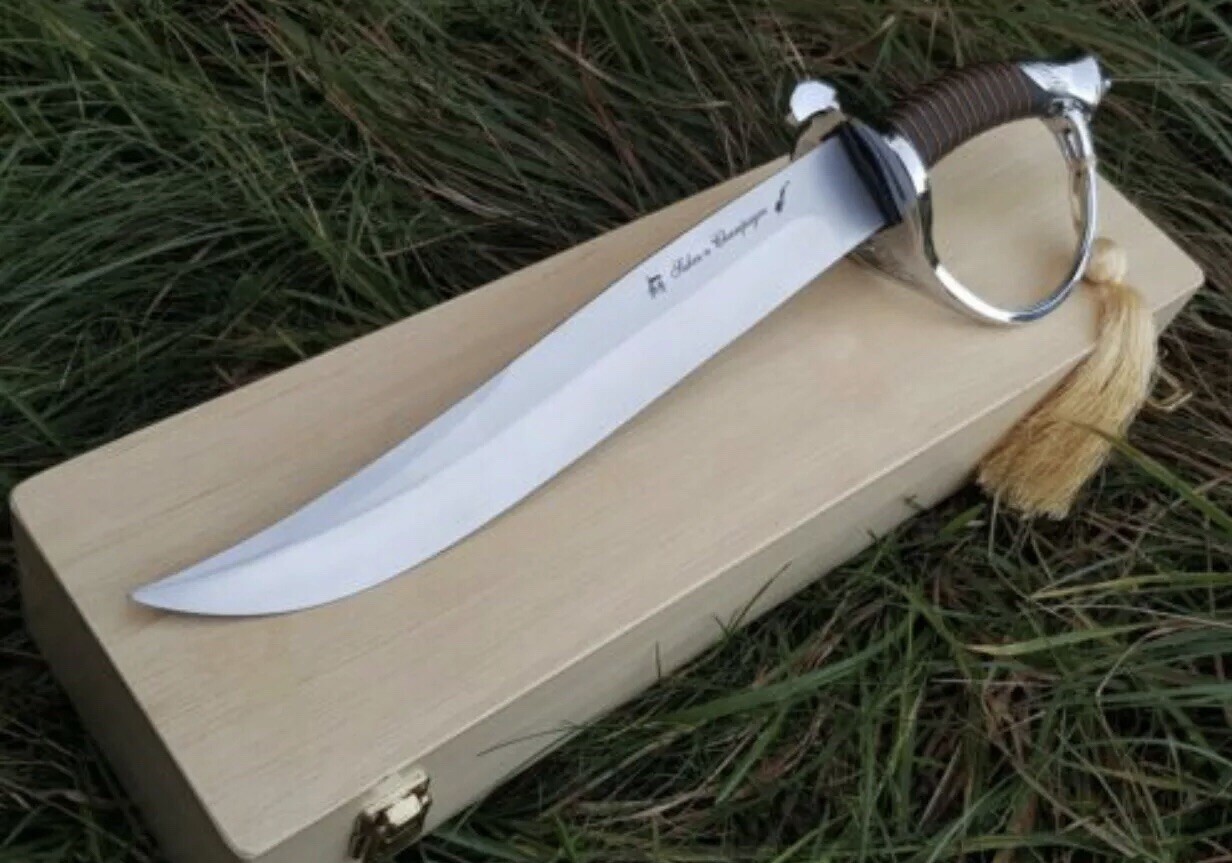 Laguiole Handmade Champagne Sabre Sword Limited Edition With Stand And Gift Box