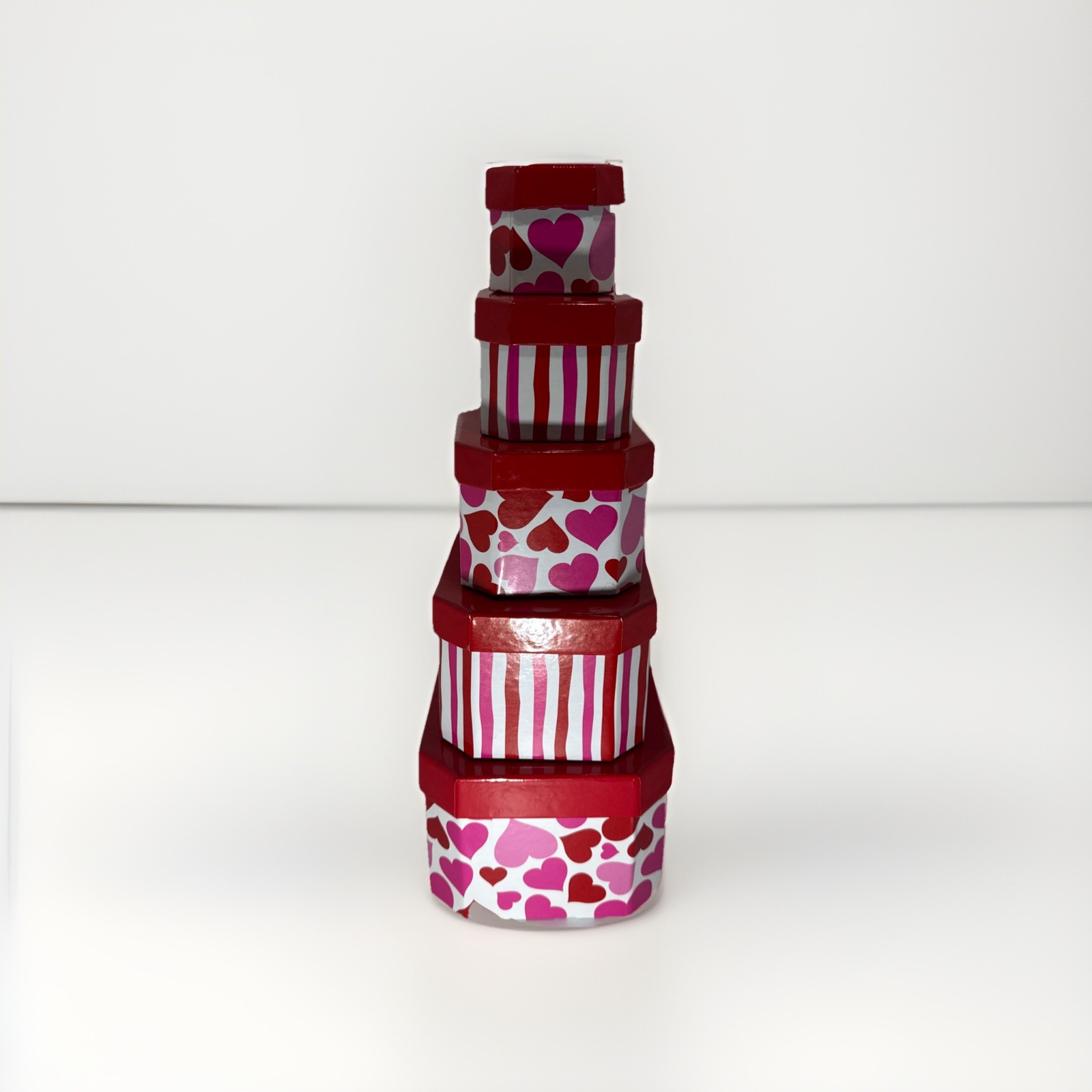 Valentines Day Nesting Gift Boxes Set Of 5