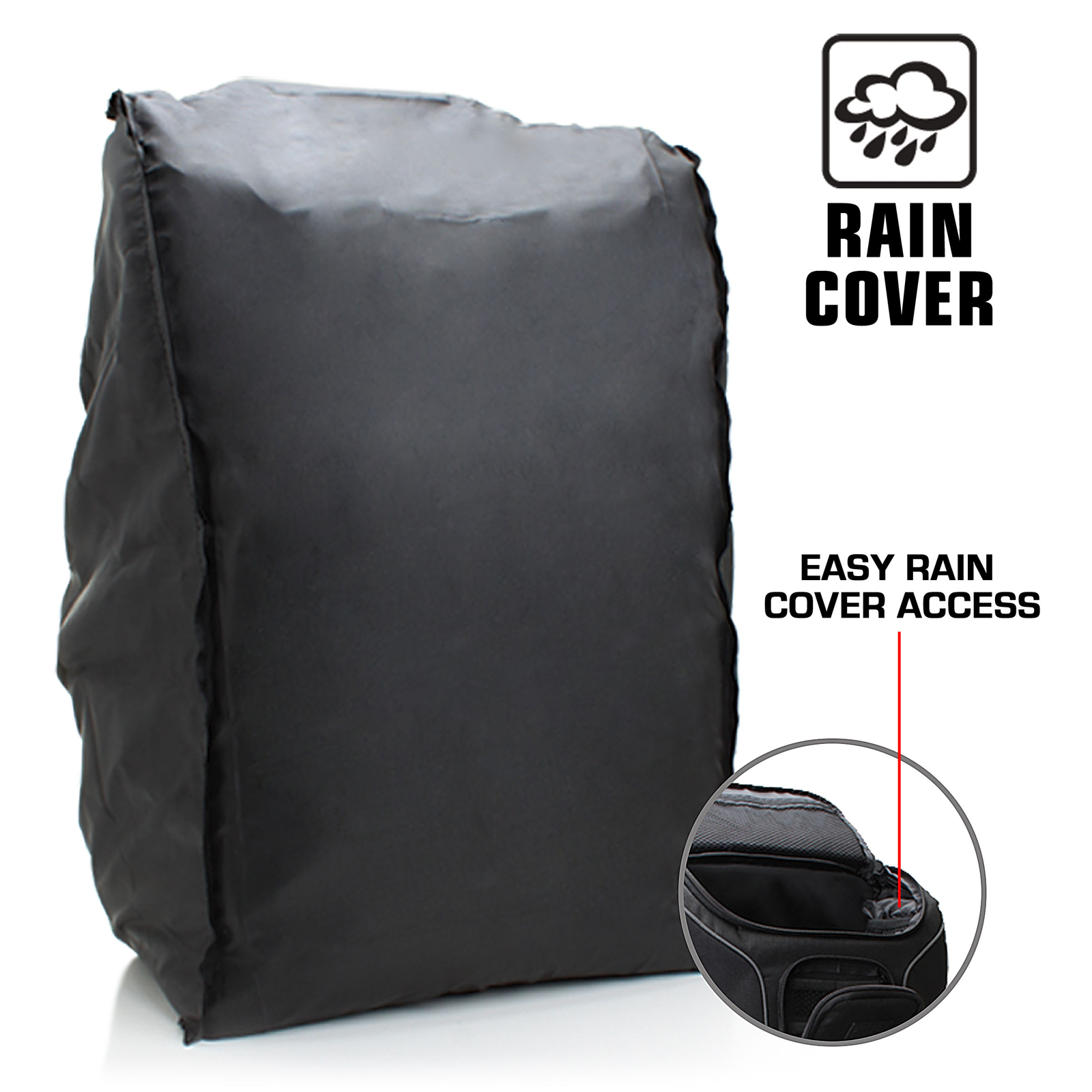 USA GEAR Backpack for your CPAP with Customizable Interior, Bag Only