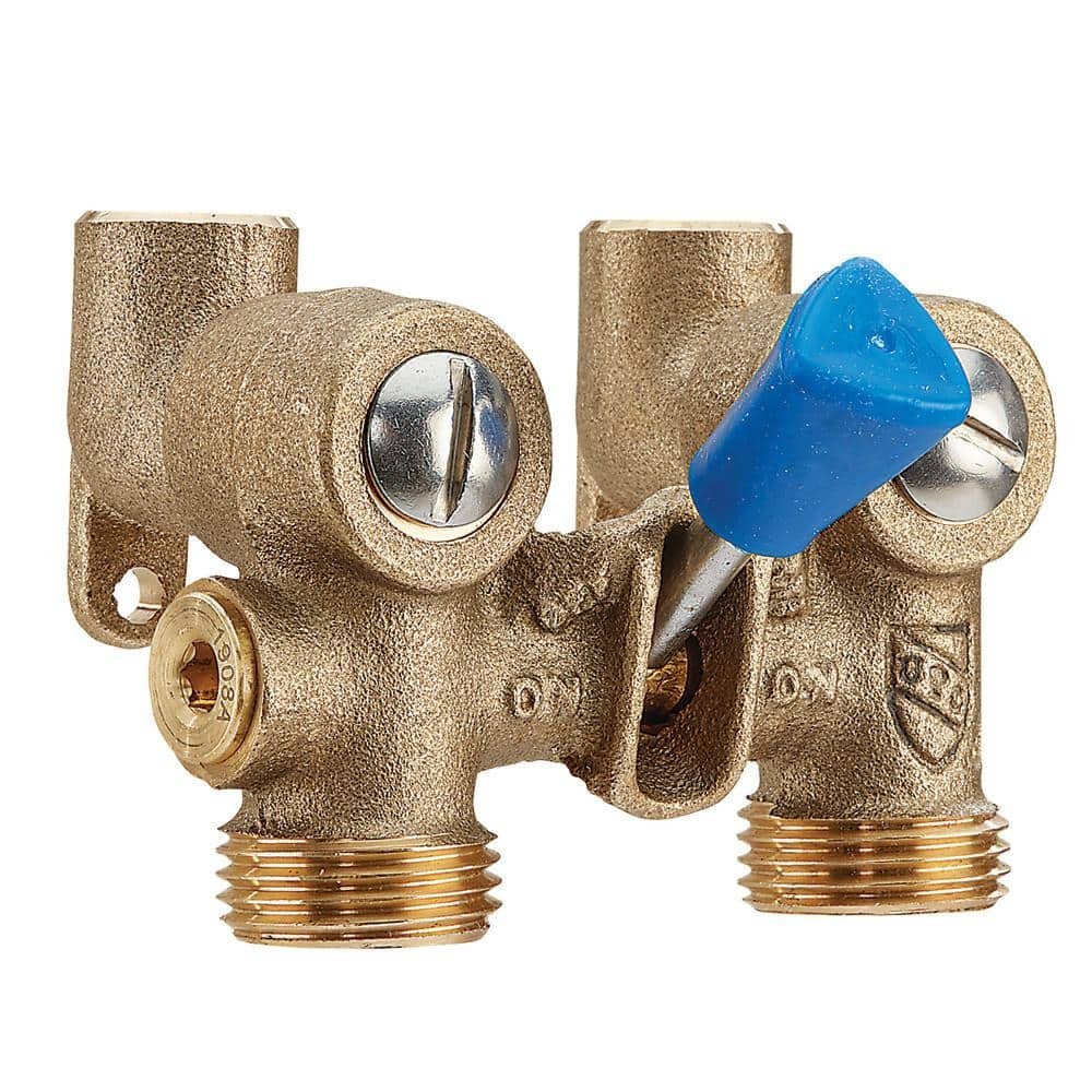 Watts 1/2 in. Bronze Sweat x MHT Washing Machine Shutoff Valve