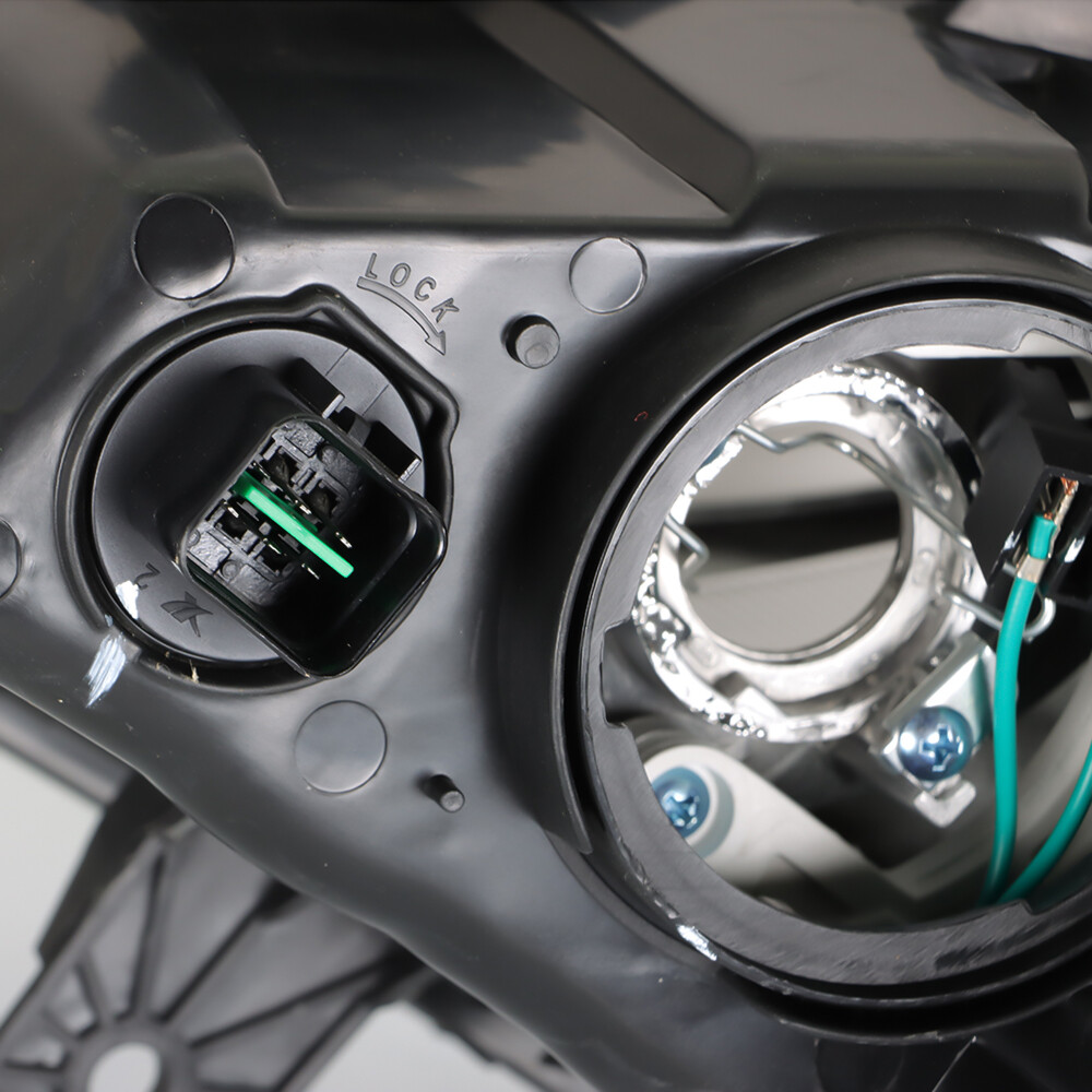 Pair Chrome Left+Right For 2011-2014 Hyundai Sonata LED Clear Headlights Lamps