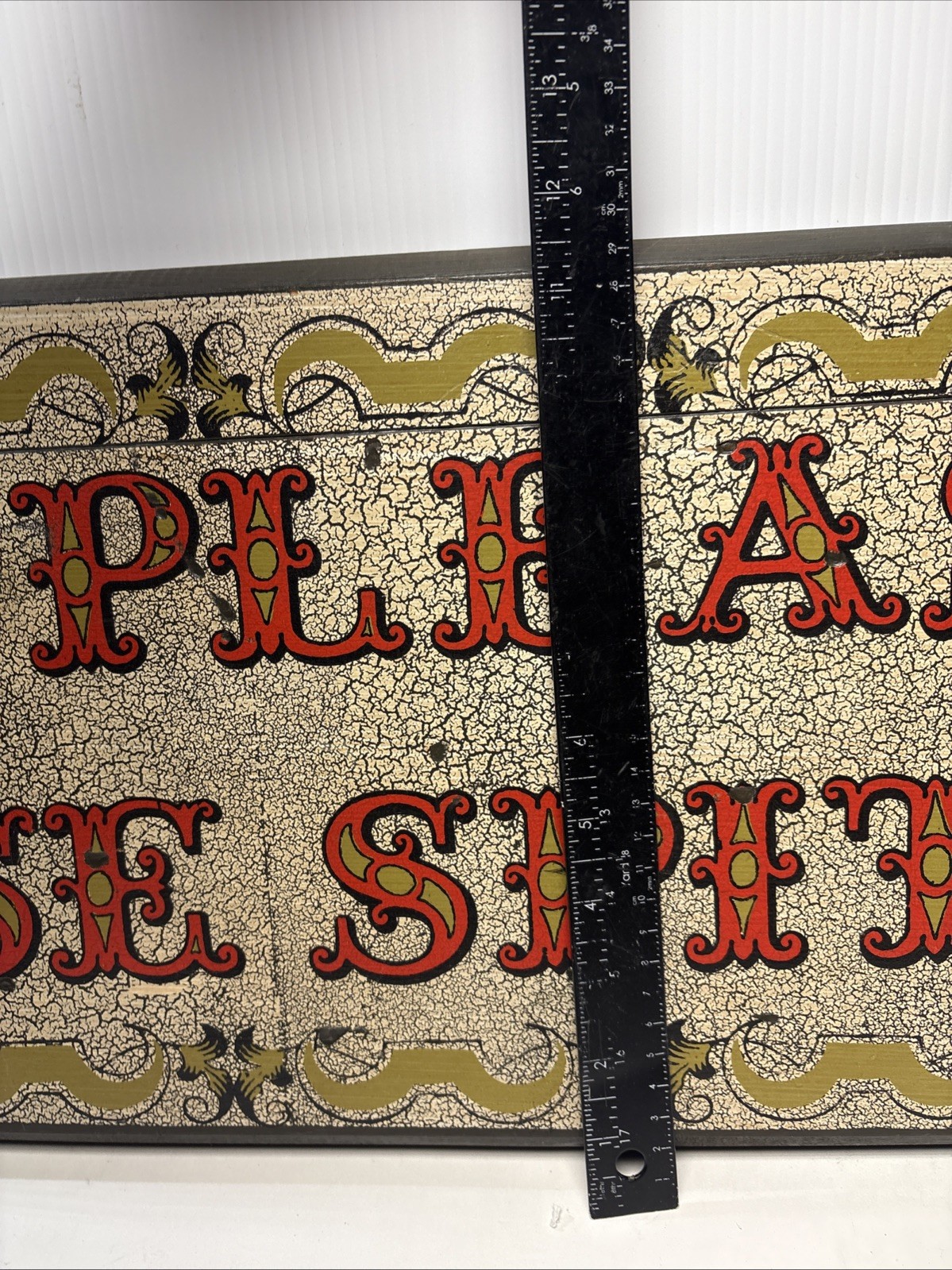 George Nathan Associates P70 Please Use The Spitoon Wood Sign Vintage 30”x11.5”