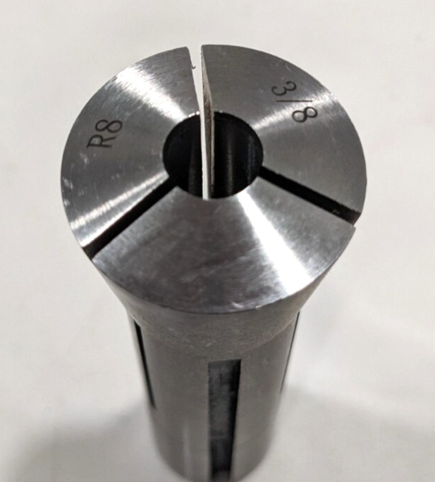 R8 Round Collet 3/8" 7/16-20 Drawbar Thread Steel 231-4724