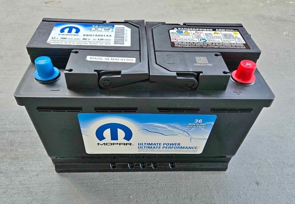 Genuine Battery Mopar AGM Storage BBH7A001AA