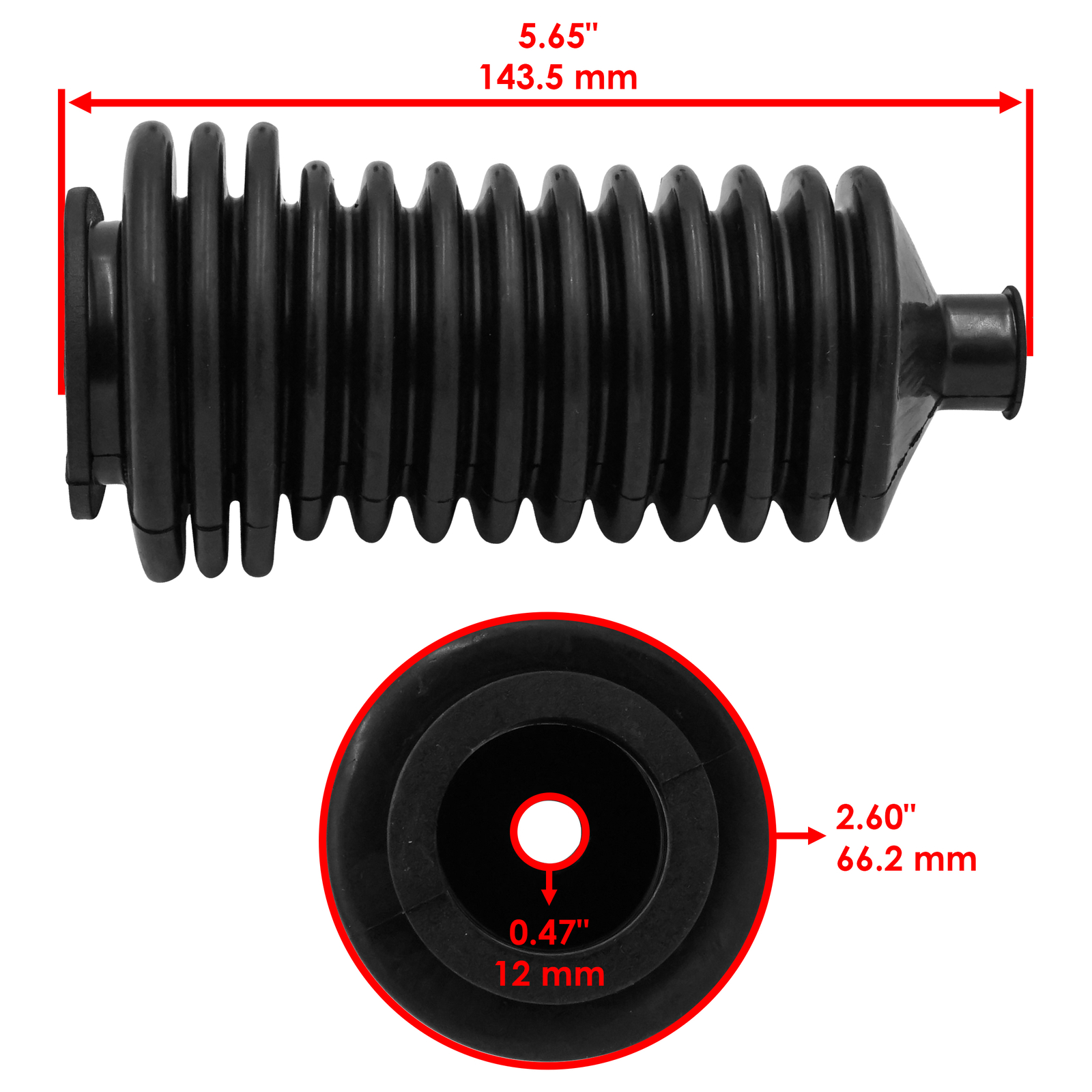 Steering Rack And Pinion Boot Kit for Polaris RZR XP 1000 2014 2015 2016-2018