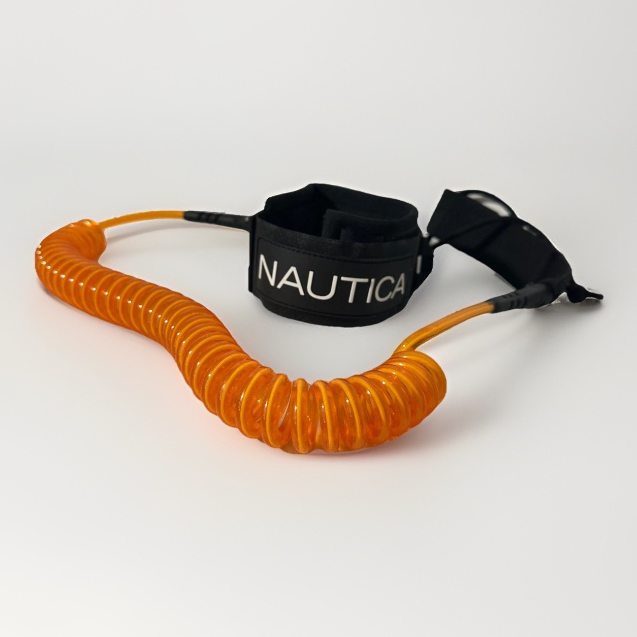 Nautica SUP Paddle board Or Surf Leash – Coiled Cord, Neoprene Ankle Strap