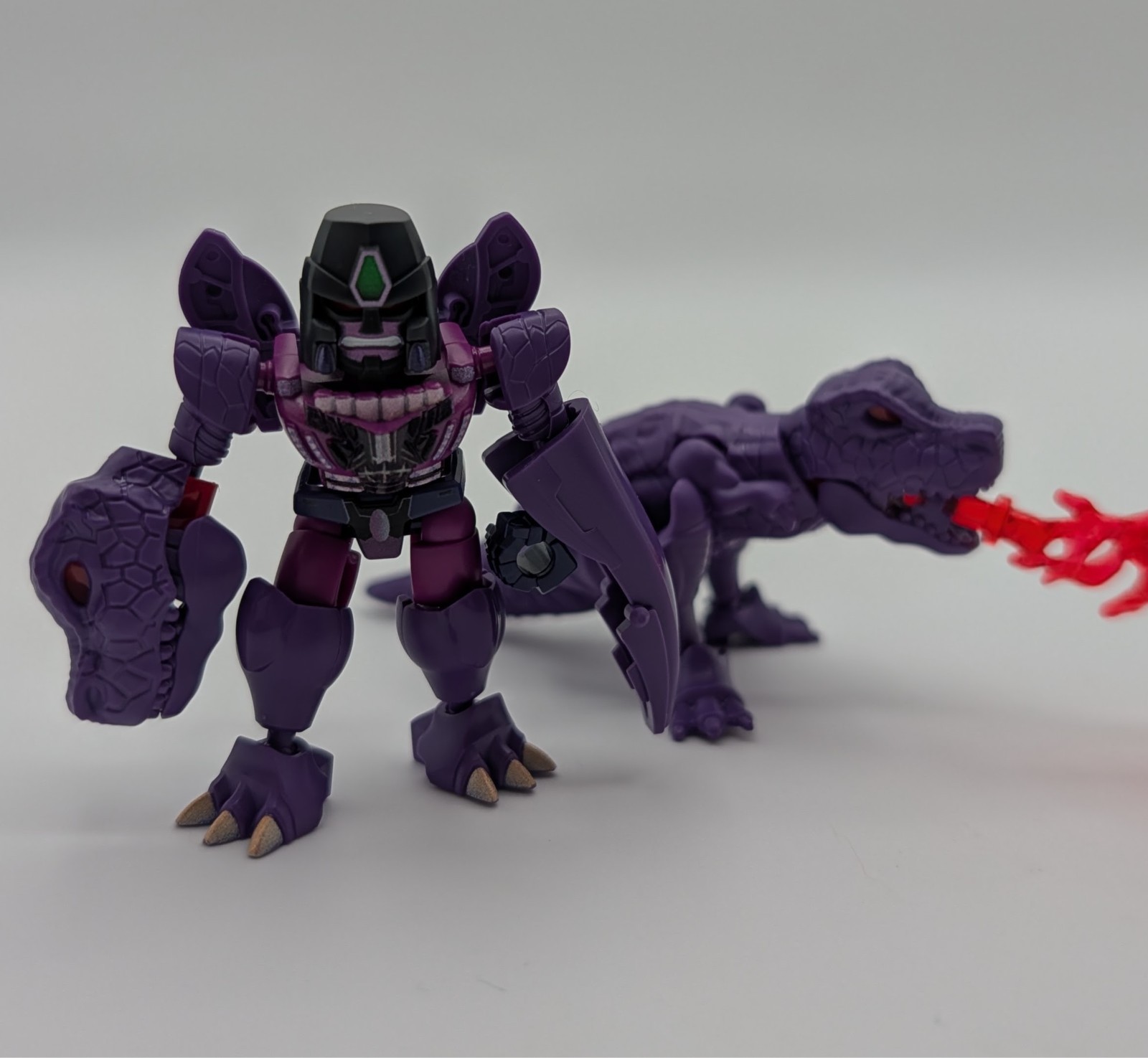 COMBO Blokees Transformers Defender 6 Beast Wars Megatron & Dino Mode 2-Pack!